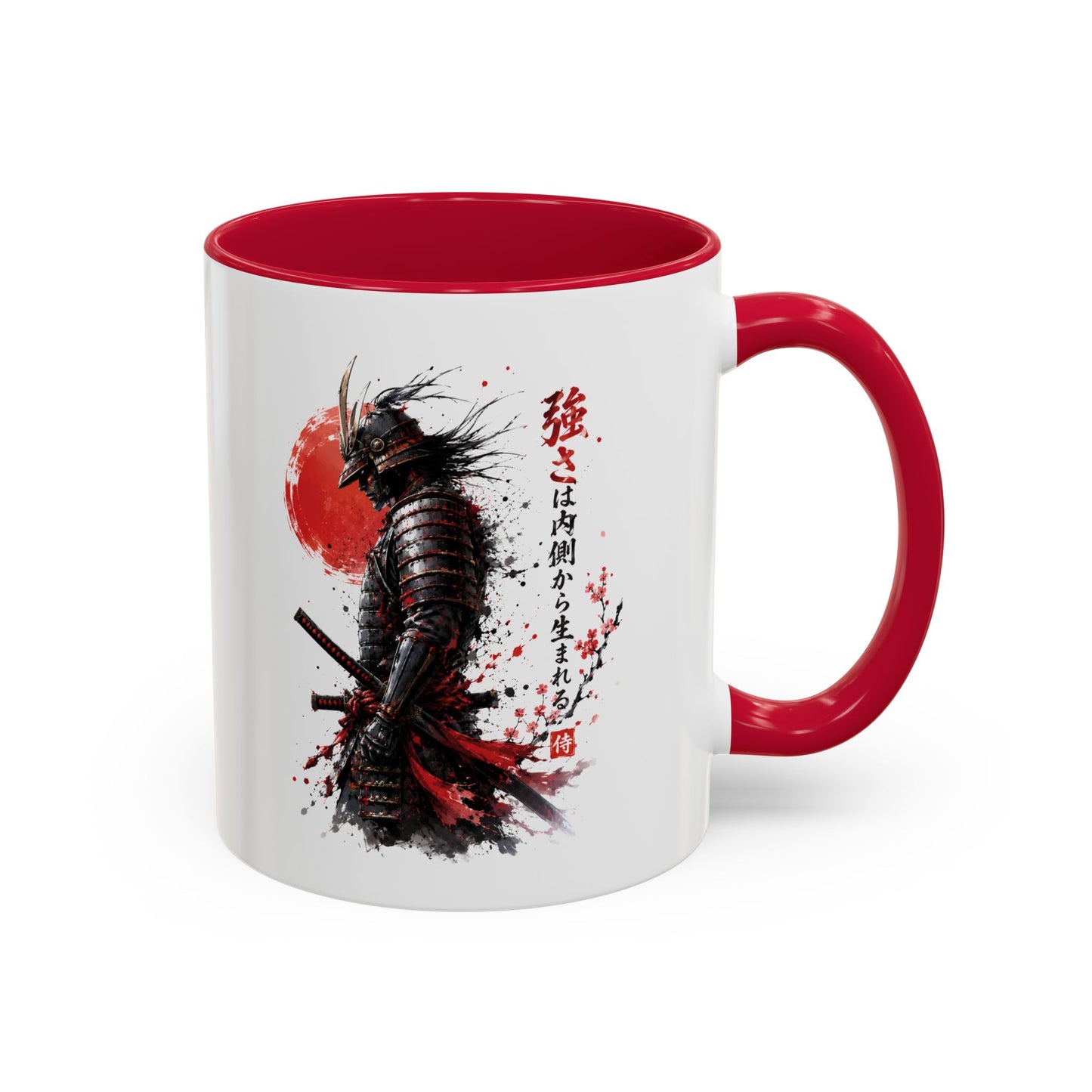 Mug Samouraï Japonais – Tasse Guerrier Katana Armure Japonaise – Cadeau Original Passion Japon Homme et Femme Noir Bleu Rouge