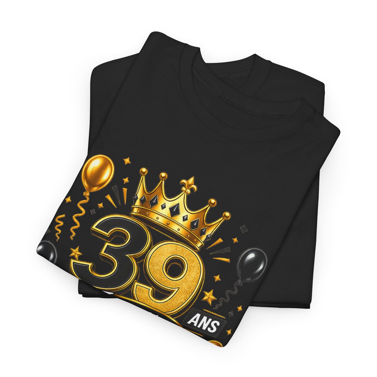 Tee Shirt Anniversaire 39 Ans Homme et Femme – Joyeux Anniversaire – Cadeau 39 Ans