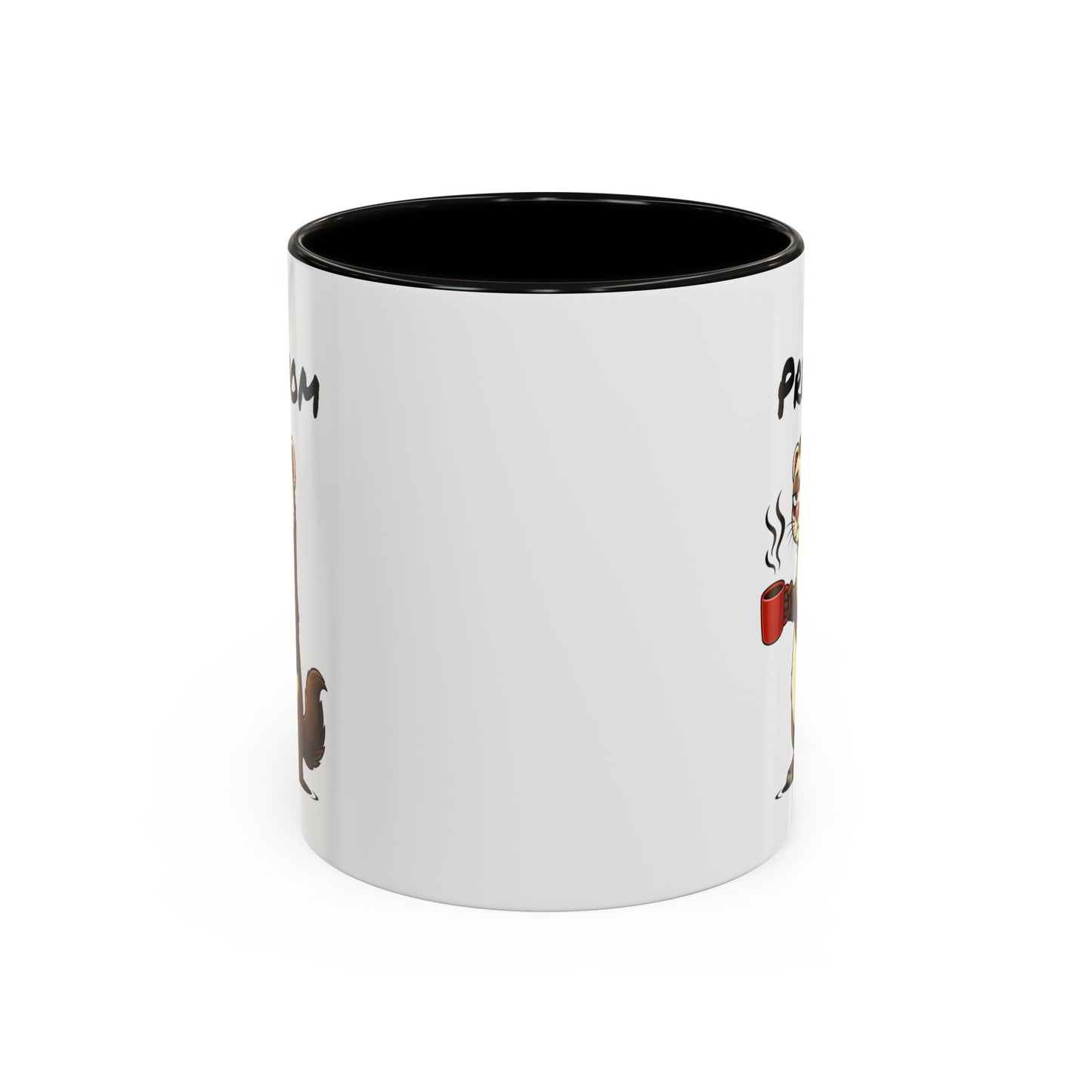 Mug Furet Personnalisable 325ml – Tasse Café Humour Fatigue Matin Drôle Cadeau