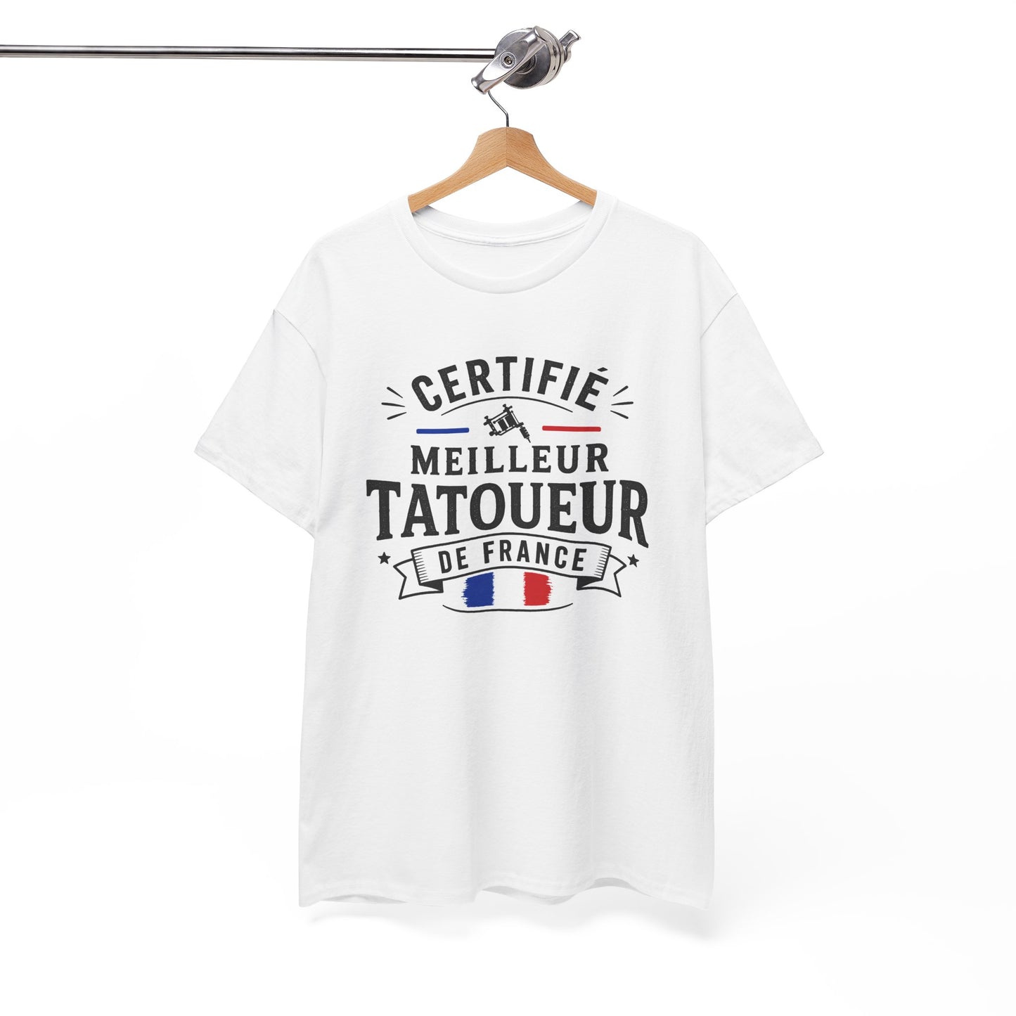 Tee Shirt Homme Tatoueur Cadeau Métier Tattoo Artiste Tatouage Professionnel Humour France