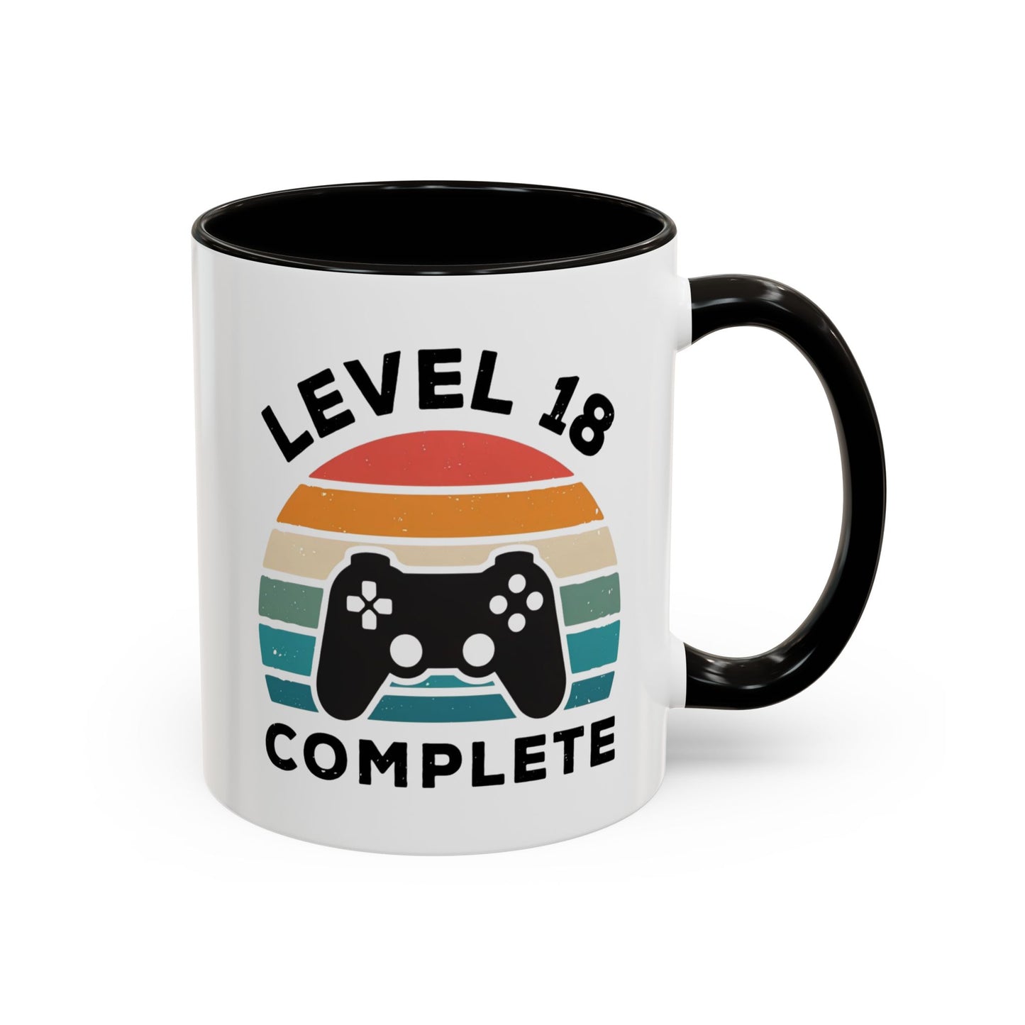 Tasse Level 18 Complète – Mug Gamer 18 Ans Homme Femme – Cadeau Anniversaire  Gaming Console 325 ml