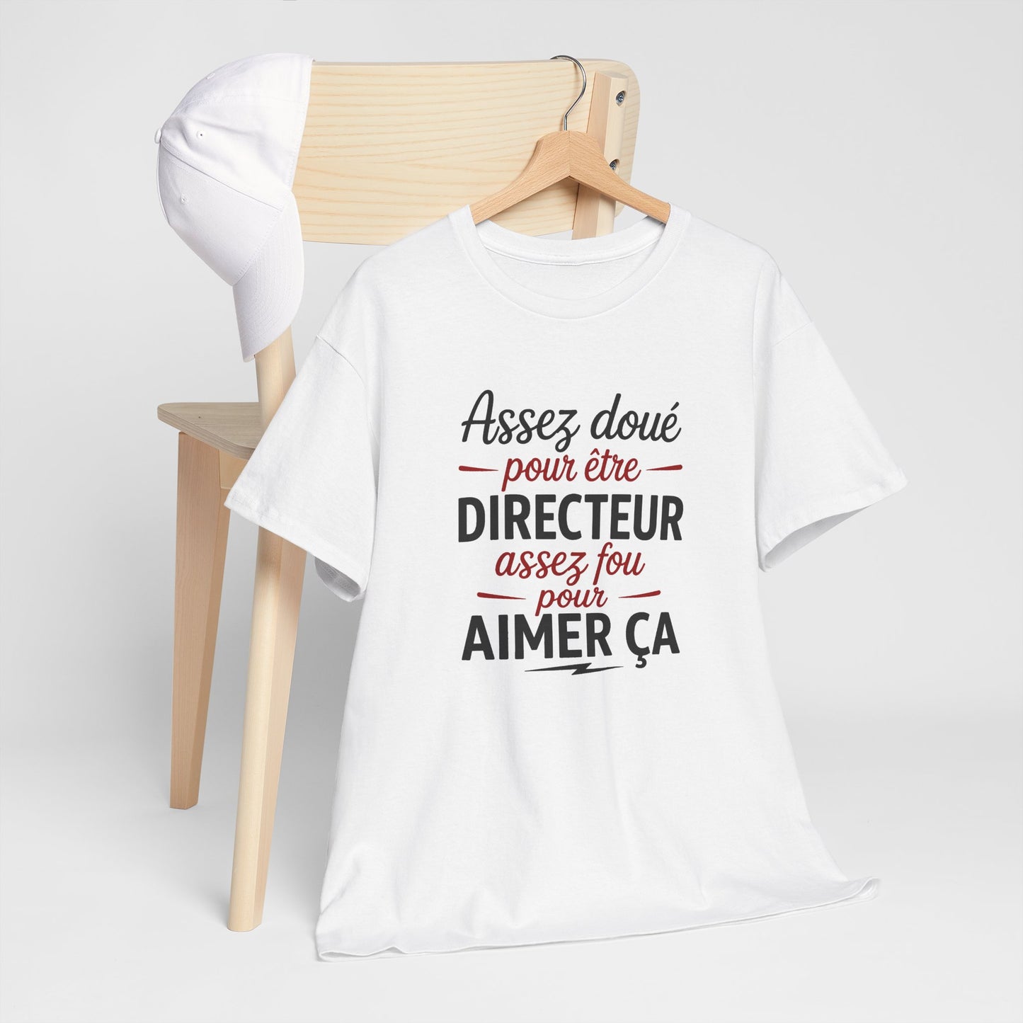 Tee Shirt Directeur Homme – Humour Patron Chef – Cadeau Original Directeur
