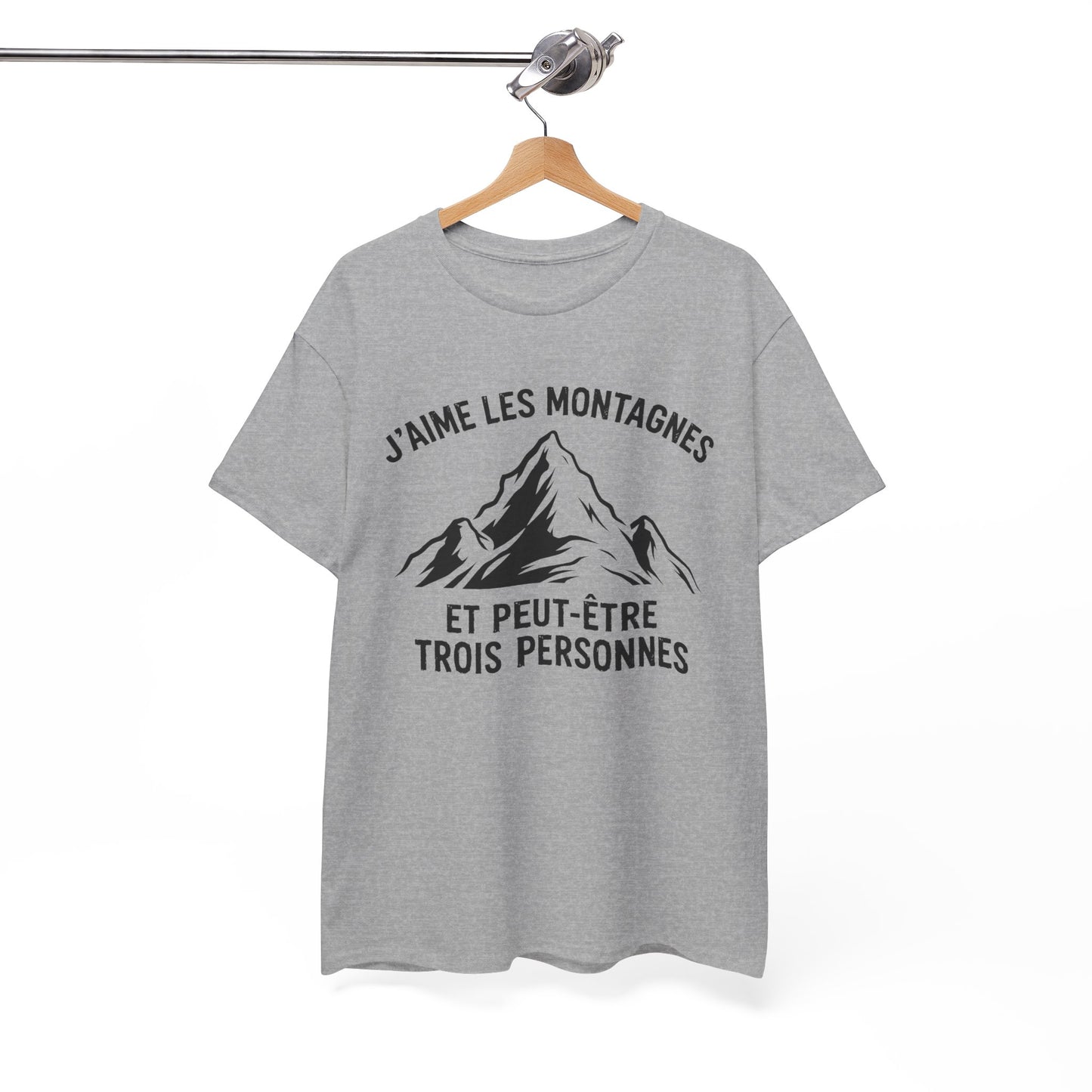 T-Shirt Montagne Homme et Femme – Cadeau Randonnée Alpinisme Nature – Humour Randonneur Amoureux des Montagnes – Idée Cadeau Outdoor