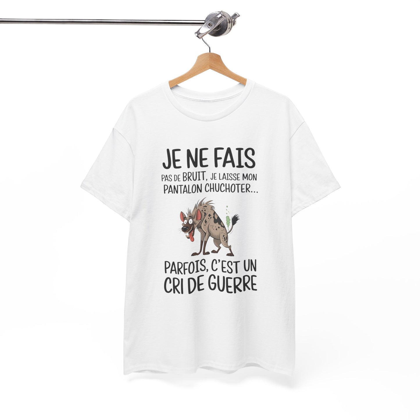 Tee-Shirt Je Ne Fais Pas de Bruit Je Laisse Mon Pantalon Chuchoter – Humour Pet Drôle – Cadeau Homme Femme Blague Adulte