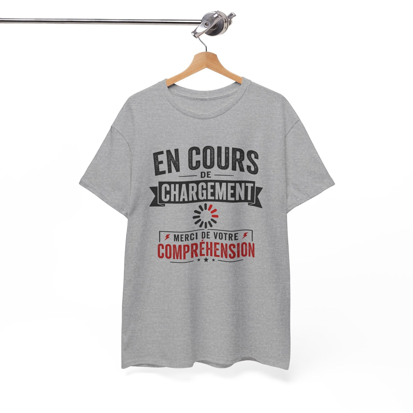 T-Shirt Humour En Cours de Chargement – Tee Shirt Drôle Bug Patience Geek Informatique Adulte Idée Cadeau