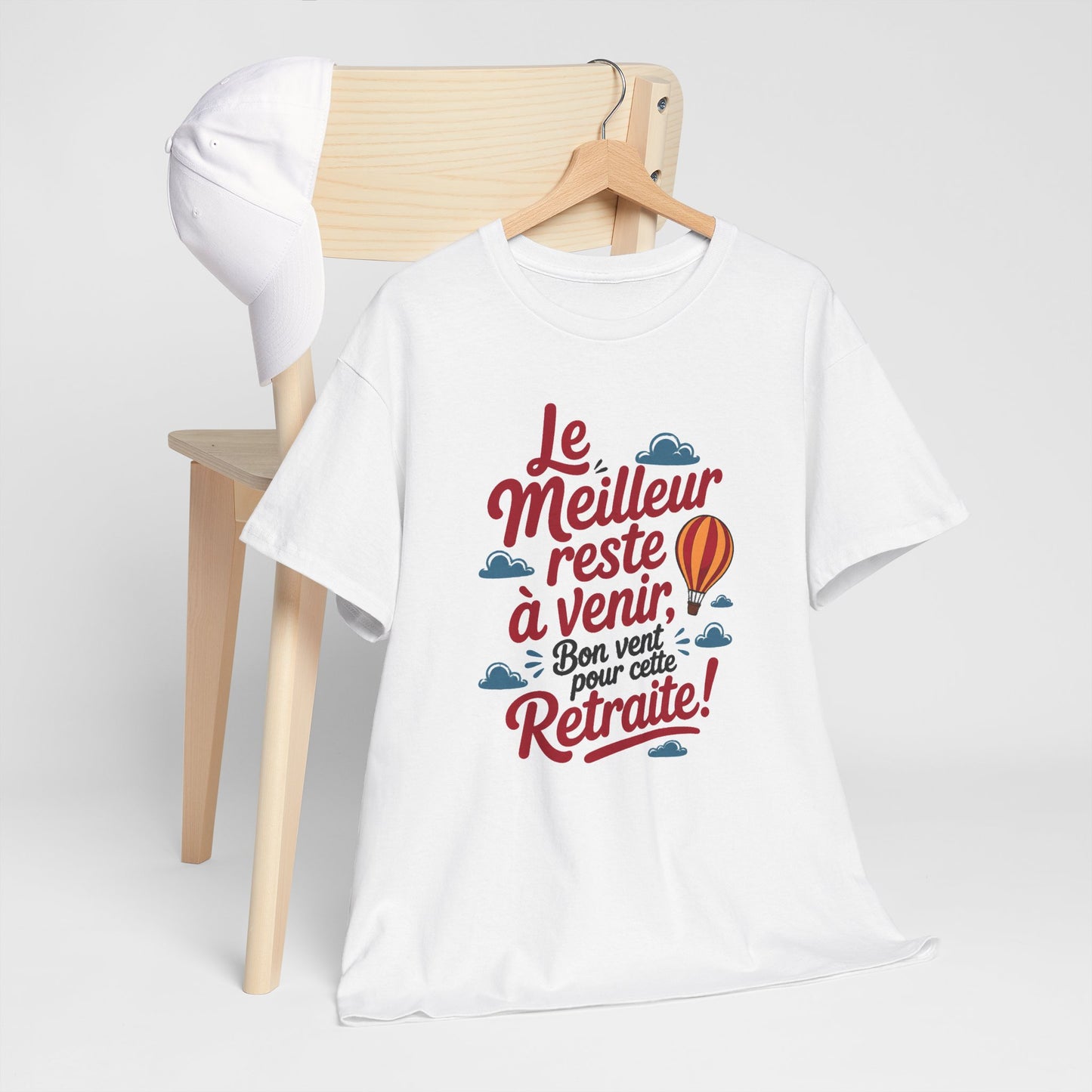 Tee Shirt Retraite Homme et Femme – Le Meilleur Reste à Venir – Cadeau Départ en Retraite