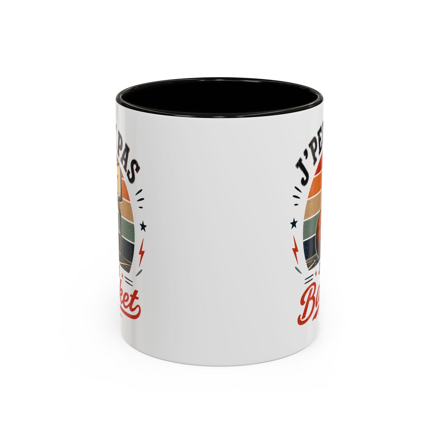 Tasse J’Peux Pas J’Ai Basket – Mug Basketball Vintage Humoristique – Cadeau Basketteur Homme Femme 325ml