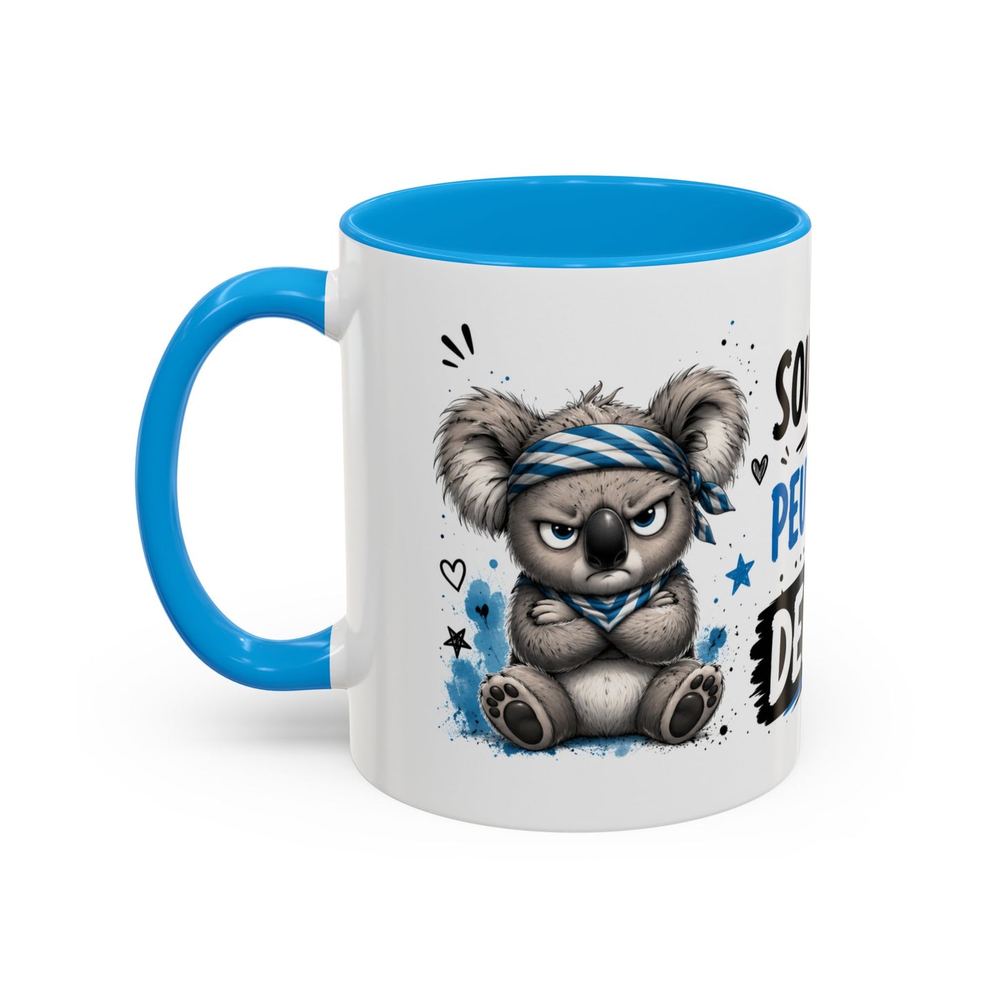 Tasse Sourire ? Peut-Être Demain – Mug Humour Koala Boudeur – Cadeau Original Homme Femme 325ml