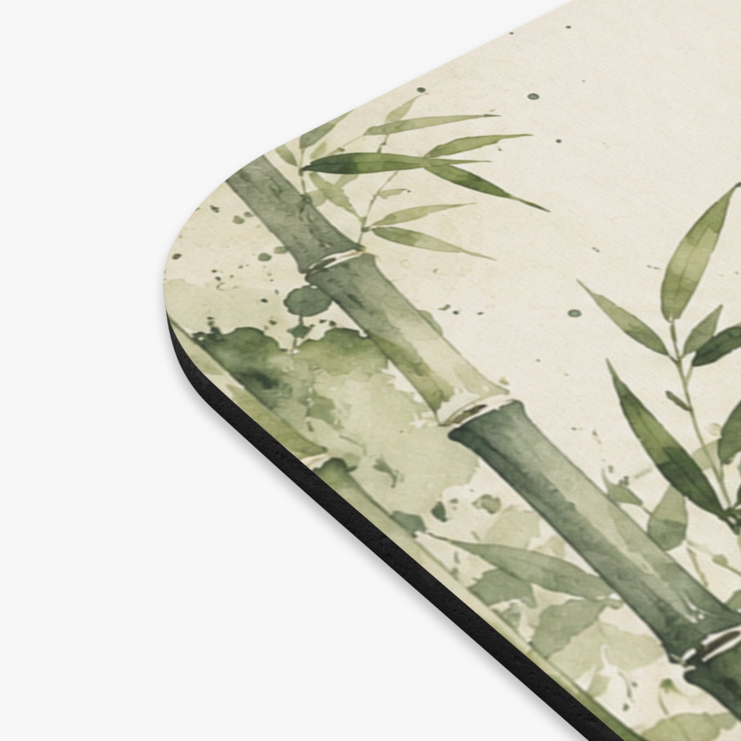 Tapis de Souris 22x18cm Panda Aquarelle Bambou Nature Animal Sauvage Cadeau Homme Femme Bureau Gaming Décoration