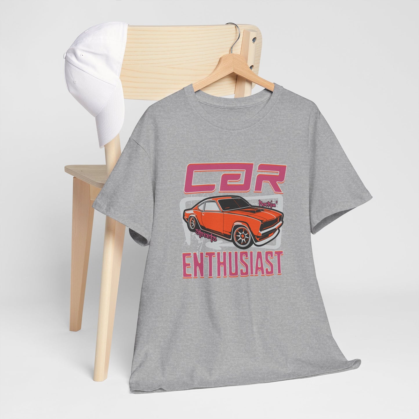 T-Shirt Car Enthusiast Homme Femme – Tee Shirt Voiture Vintage Racing – Design Auto Street Car Lover Noir Blanc Gris Cadeau