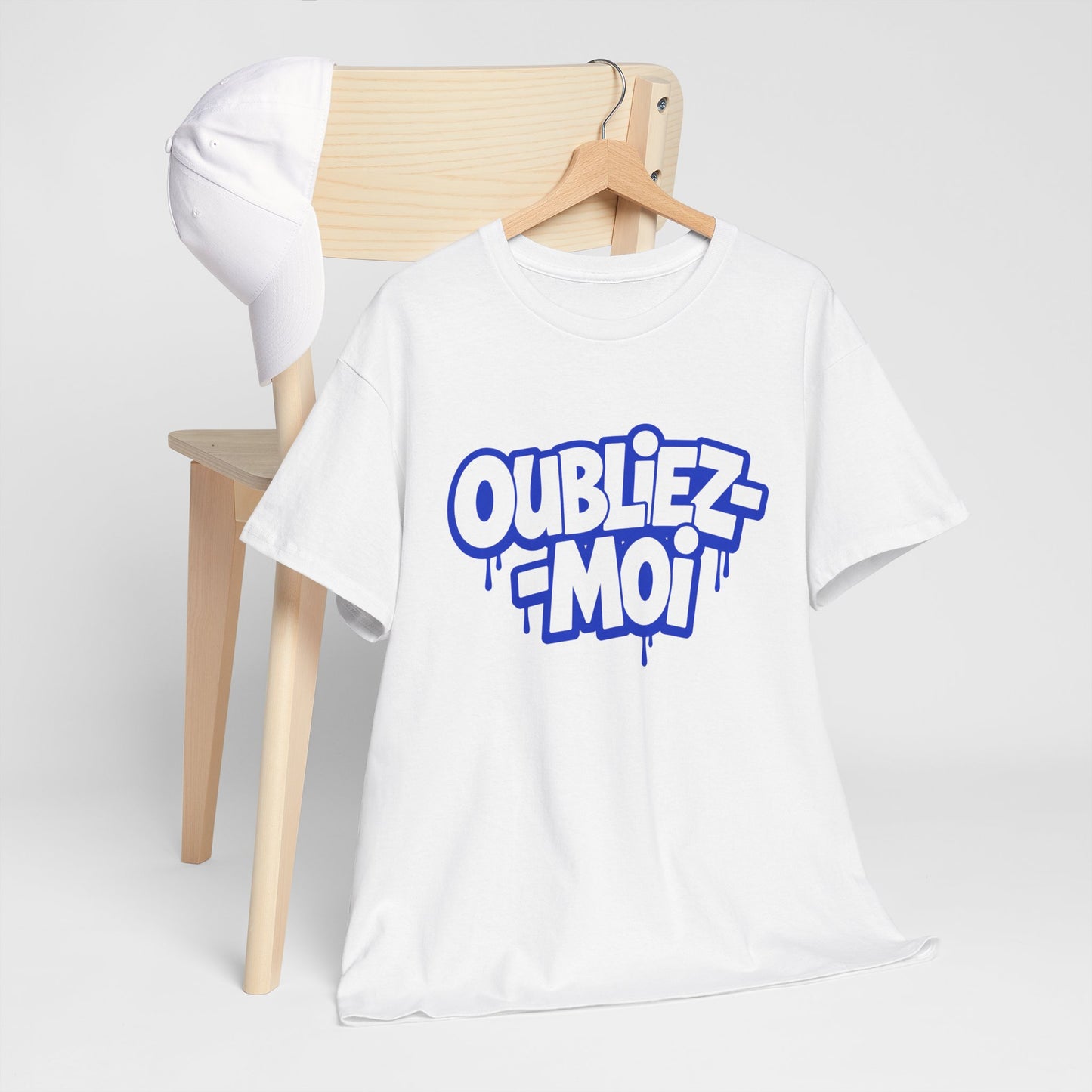 T-Shirt Oubliez Moi Homme Femme – Tee Shirt Graffiti Streetwear – Cadeau Style Urbain Noir Blanc Gris