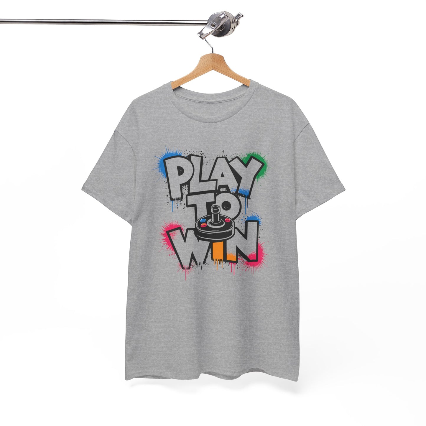 Tee-Shirt Gaming Homme et Femme – Gamer Jeu Vidéo Arcade Rétro Joystick – Cadeau Original pour Passionné de Jeux Vidéo