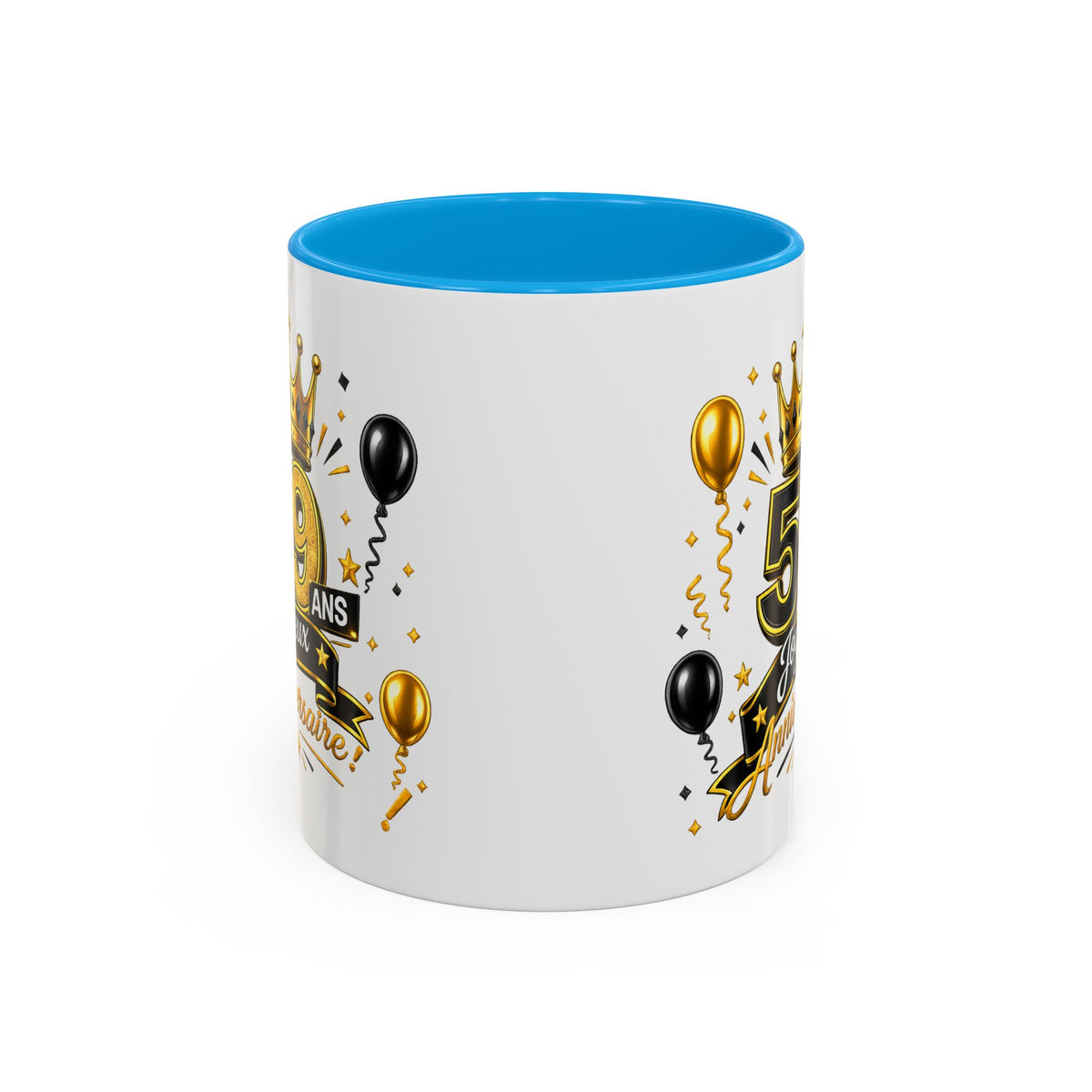 Mug Joyeux 59 Ans – Tasse Anniversaire 59 Ans – Cadeau Original pour Femme Homme – Idée Cadeau 59e Anniversaire