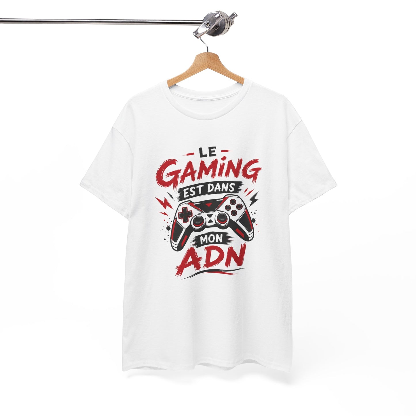 Tee-Shirt Gaming Homme et Femme – Gamer Manette Jeu Vidéo Console PC – Cadeau Original pour Passionné de Jeux Vidéo Geek
