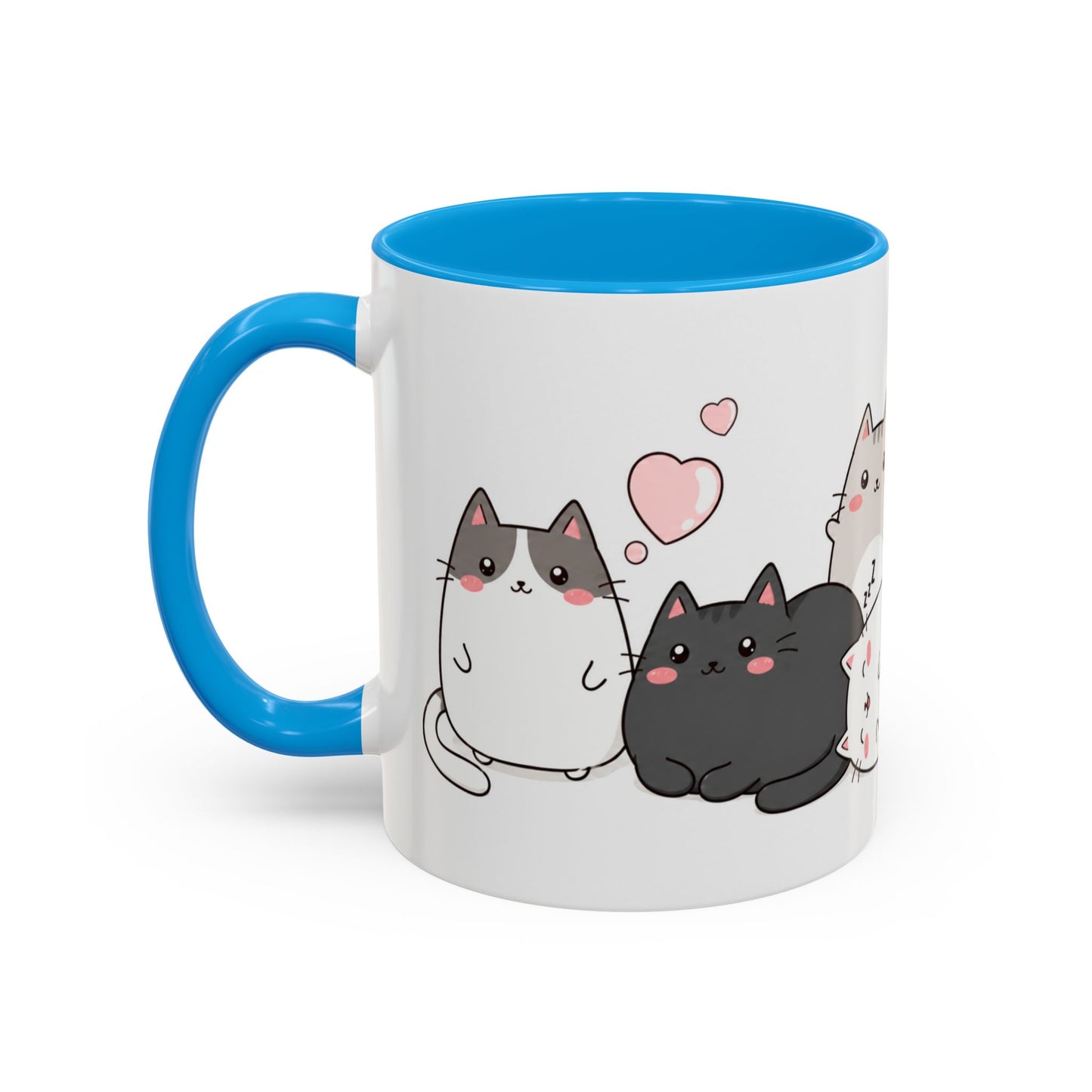 Tasse Chats Kawaii Mignons – Mug Cute avec Chats Cartoon et Style Japonais Pastel 325ml