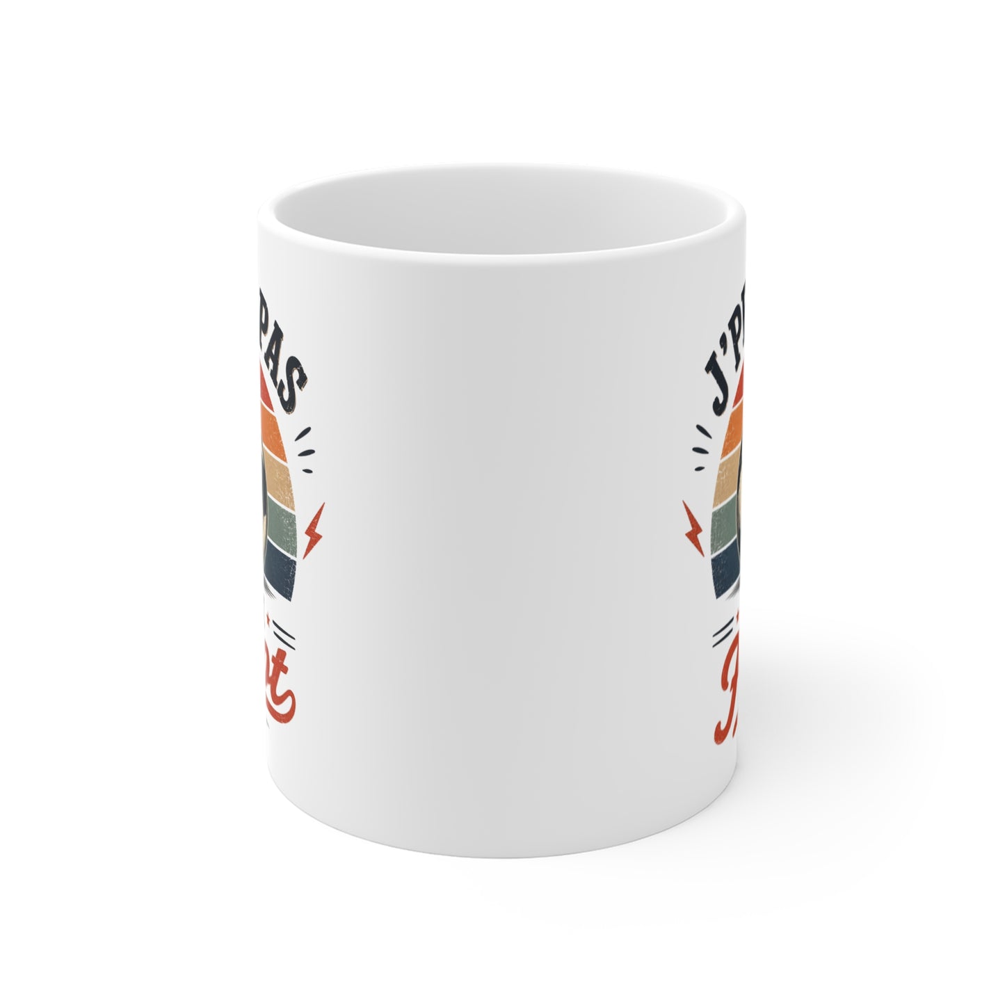 Tasse J’Peux Pas J’Ai Foot – Mug Humour Football Vintage – Cadeau Footballeur Homme Femme 325ml