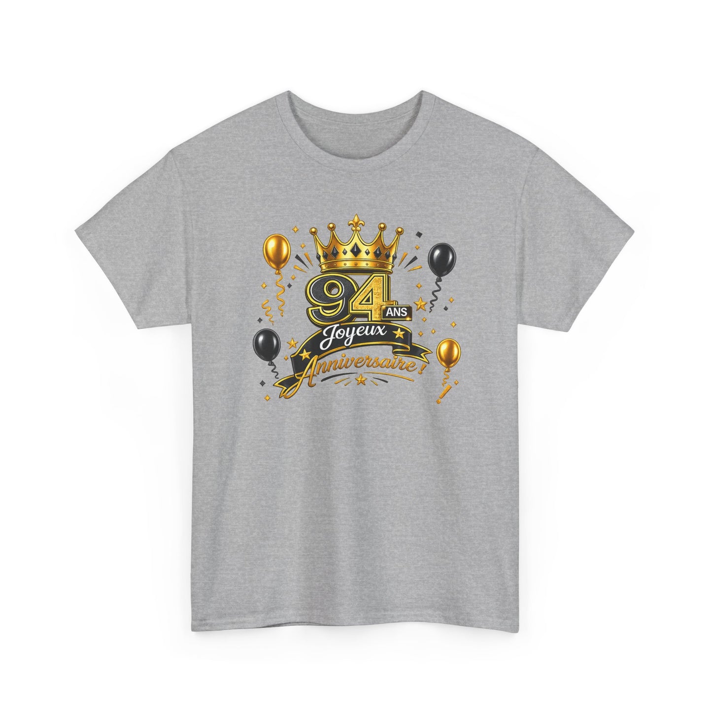 Tee Shirt Anniversaire 94 Ans Homme et Femme – Joyeux Anniversaire – Cadeau 94 Ans
