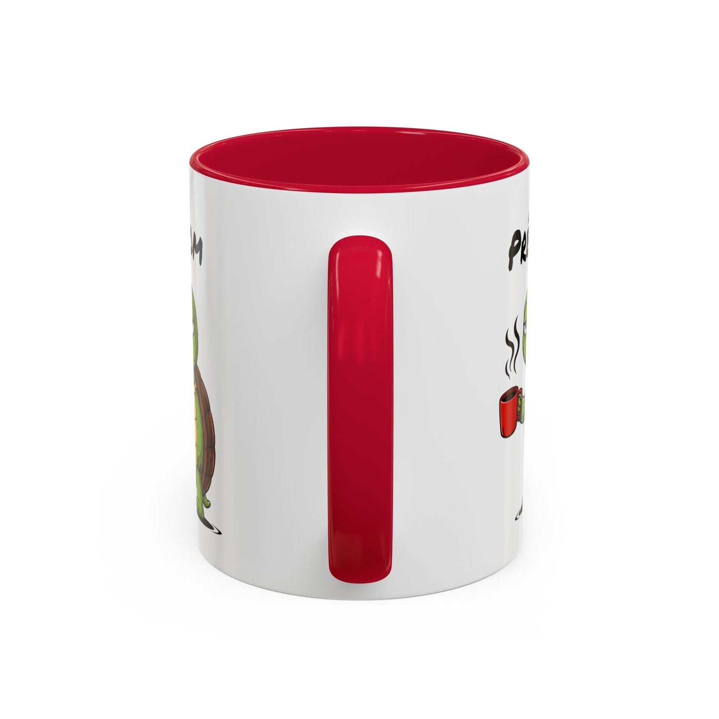 Mug Tortue Fatiguée Personnalisable 325ml – Tasse Café Humour Animal Mignon Drôle Réveil Difficile