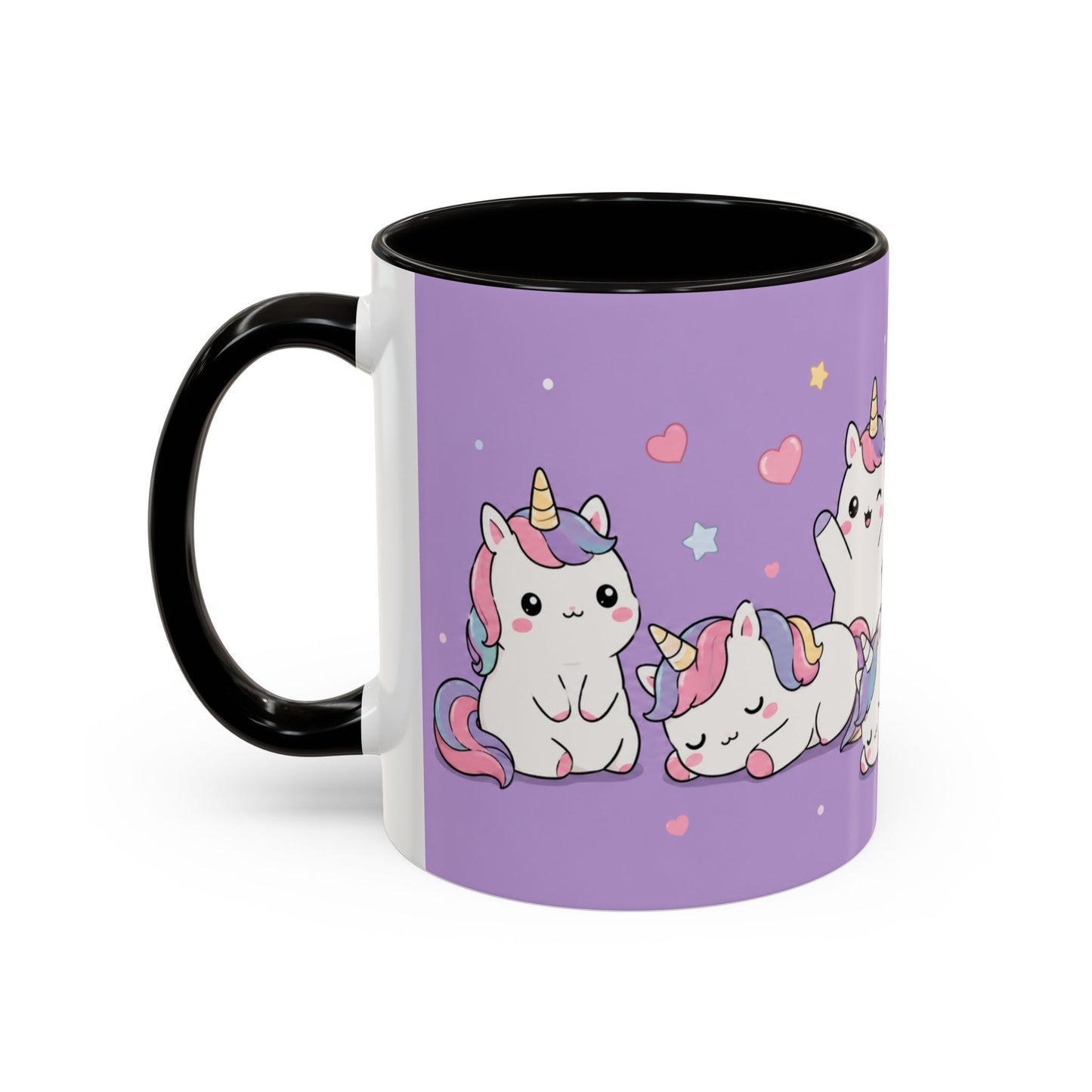 Tasse Licornes Kawaii – Mug Cute avec Petites Licornes Pastel – Cadeau Mignon Enfant Fille 325ml
