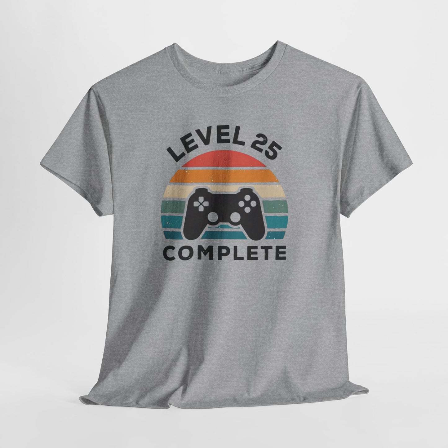 Tee-Shirt 25 Ans Homme et Femme – Cadeau Anniversaire 25ème Gamer Gaming – Idée Cadeau Jeu Vidéo Original pour Passionné de Jeux Vidéo
