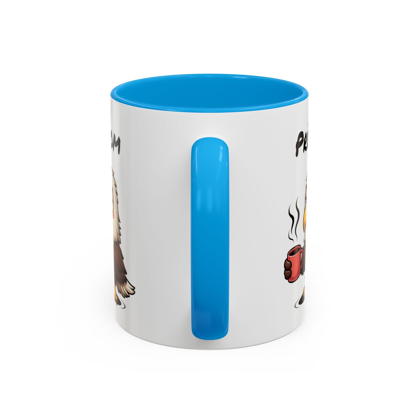 Tasse Aigle Café Personnalisable 325ml – Mug Céramique Humour Réveil Matin Prénom Cadeau Original