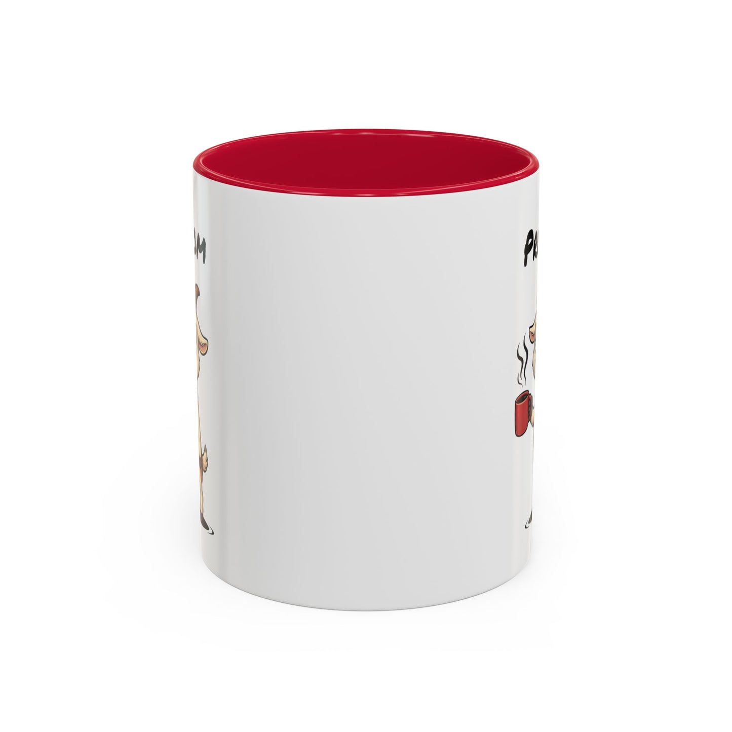 Mug Chèvre Fatiguée Personnalisable 325ml – Tasse Café Humoristique Prénom Cadeau Original Noir Bleu Rouge