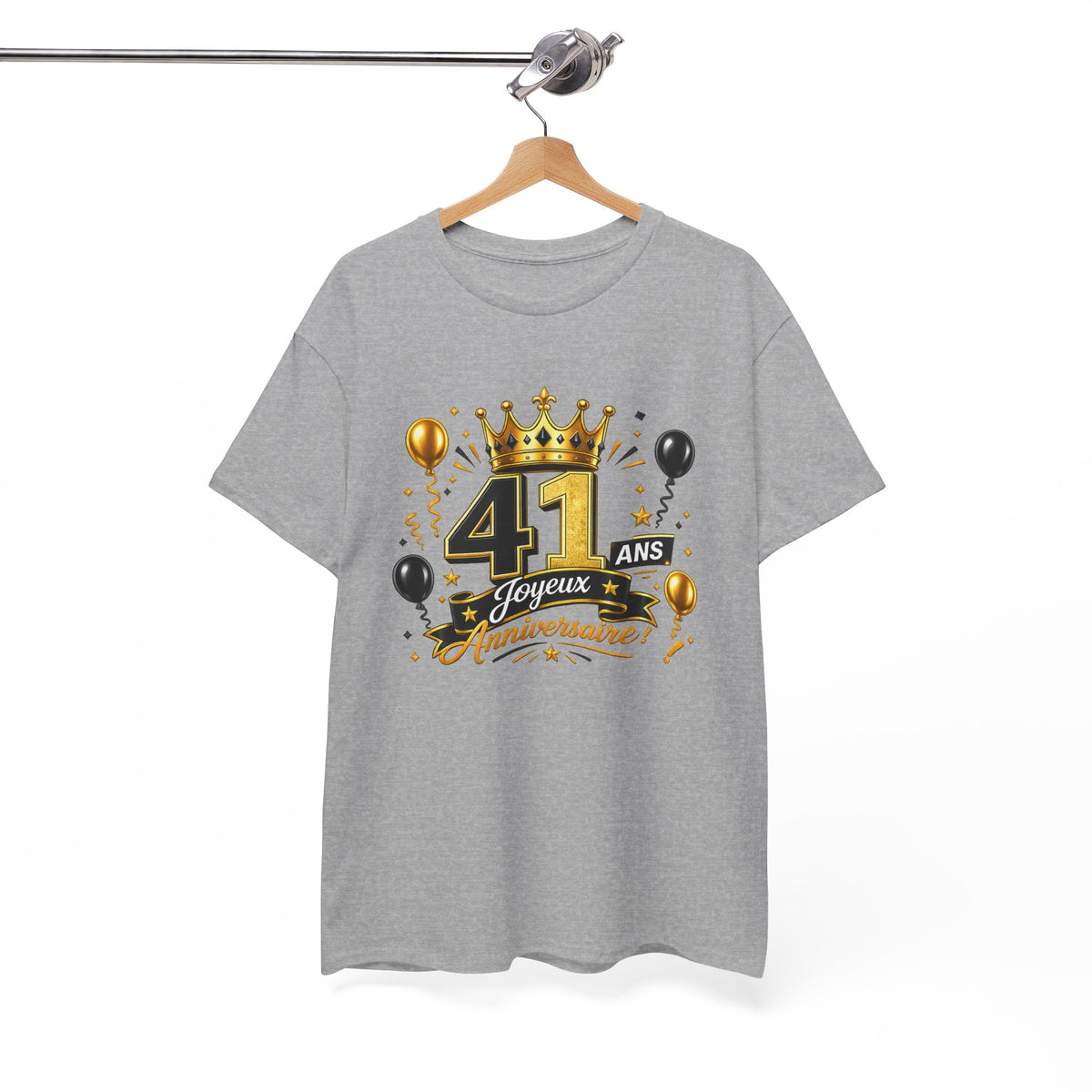 Tee Shirt Anniversaire 41 Ans Homme et Femme – Joyeux Anniversaire – Cadeau 41 Ans