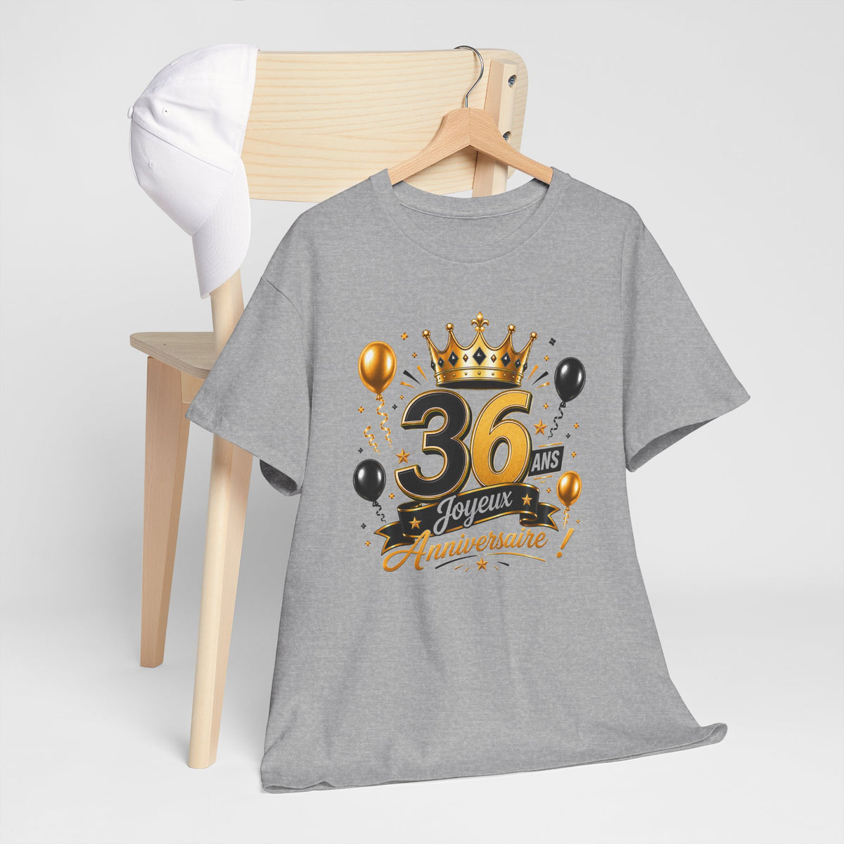 Tee Shirt Anniversaire 36 Ans Homme et Femme Joyeux Anniversaire Cadeau 36 Ans Idée Cadeau Adulte