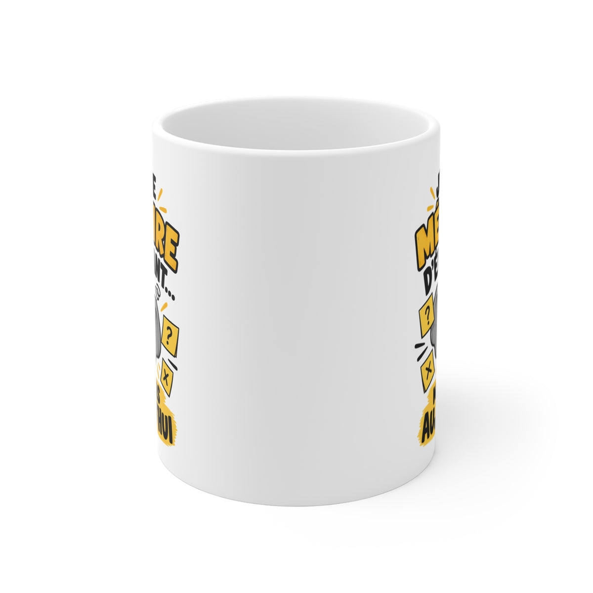 Mug Humour Mémoire d’Éléphant – Tasse Drôle Oublis et Mémoire – Cadeau Original Homme Femme