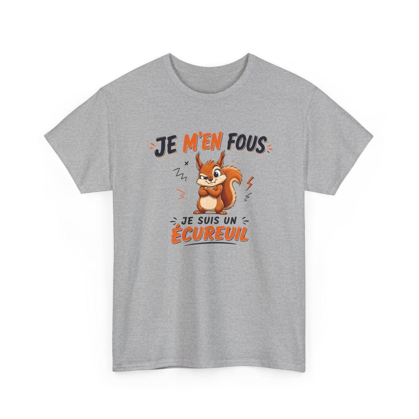 Tee-Shirt Je M’en Fous Je Suis Un Écureuil – Écureuil Drôle Humoristique – Cadeau Homme Femme Amoureux des Animaux