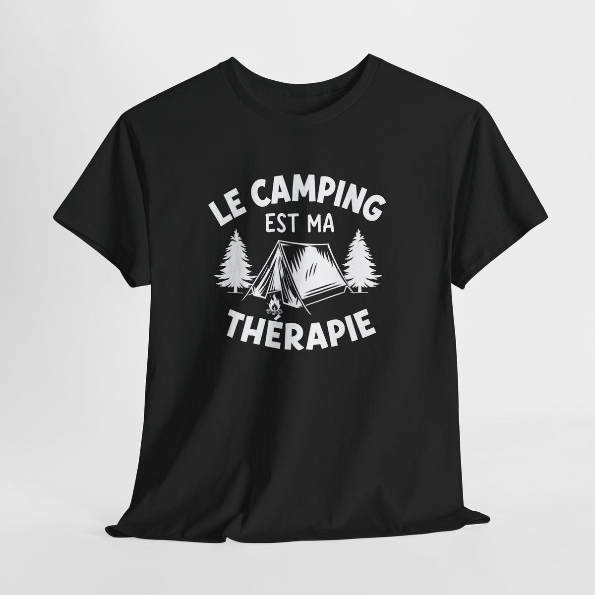 Tee Shirt Camping Homme Femme – Humour Campeur Plein Air Nature – Idée Cadeau Passion Camping Tente Randonnée