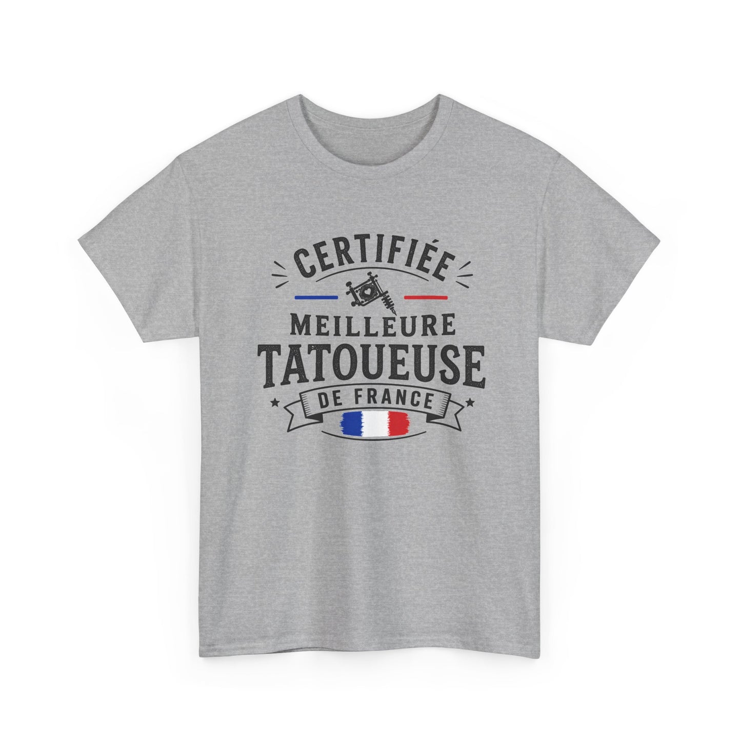 Tee Shirt Femme Manches Courtes Vêtement Adulte – Cadeau Artiste Professionnelle de Salon – France