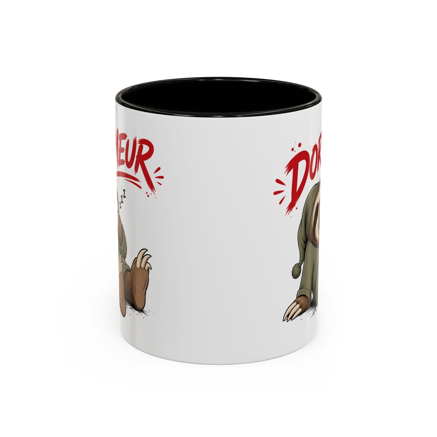 Tasse Dormeur Homme – Mug Paresseux Endormi Humour – Cadeau Homme Amateur de Sieste 325ml