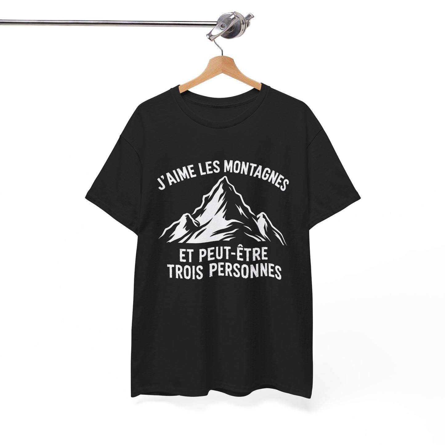 T-Shirt Montagne Homme et Femme – Cadeau Randonnée Alpinisme Nature – Humour Randonneur Amoureux des Montagnes – Idée Cadeau Outdoor