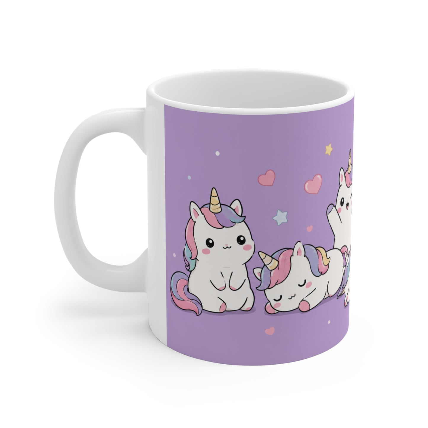 Tasse Licornes Kawaii – Mug Licorne Cute et Pastel – Cadeau Femme Fille Enfant 325ml