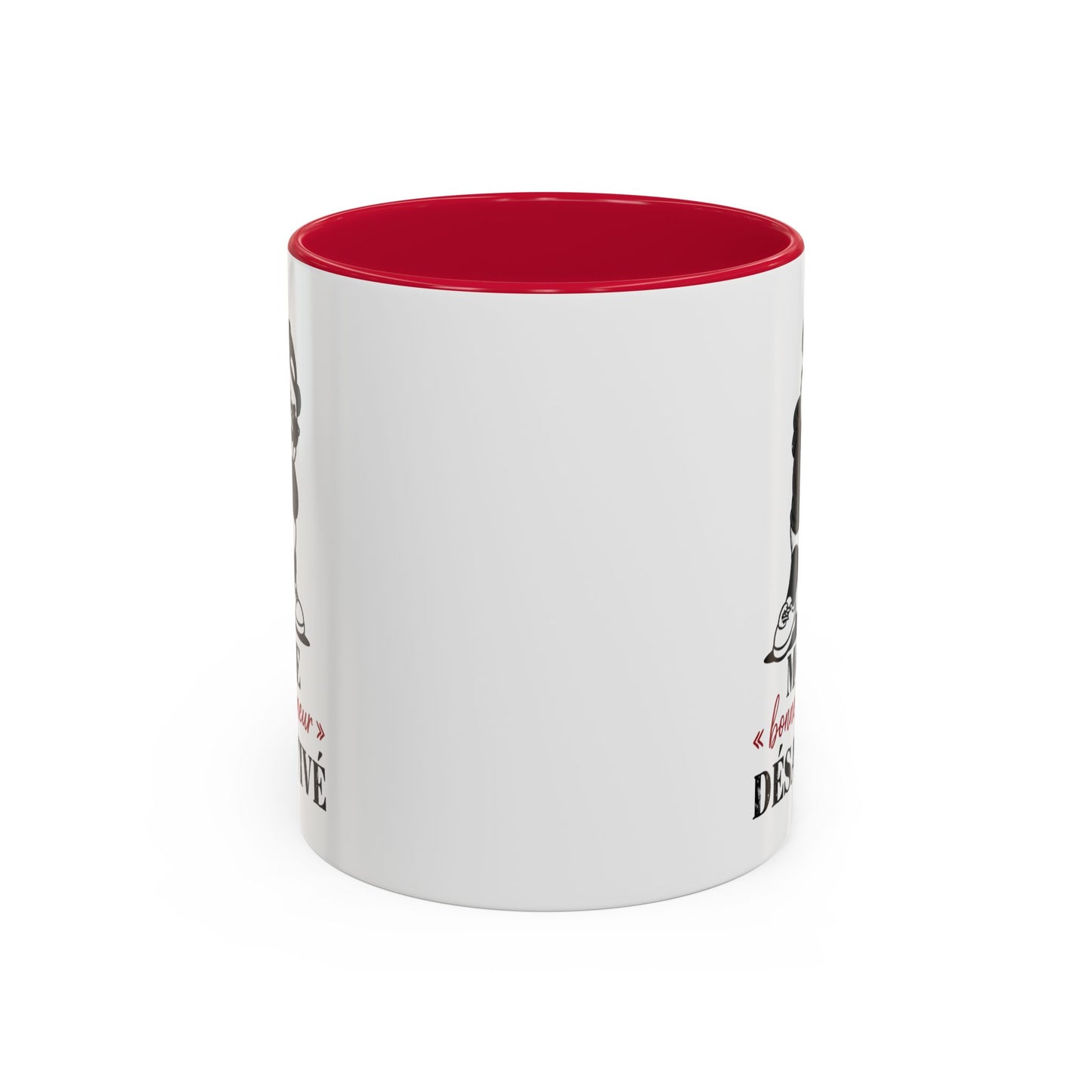 Mug Panda Humour – “Mode Bonne Humeur Désactivé” – Tasse Panda Lunettes Streetwear – Cadeau Drôle Homme Femme – Céramique 325ml Noir Bleu Rouge