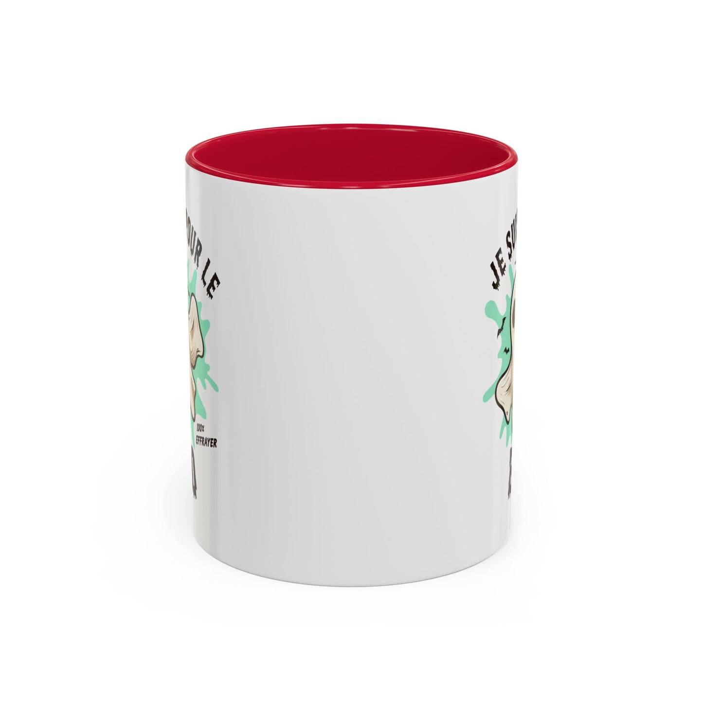 Mug Halloween Fantôme Humour – Tasse Effrayante Drôle Esprit Boo – Cadeau Halloween Homme et Femme Noir Bleu Rouge