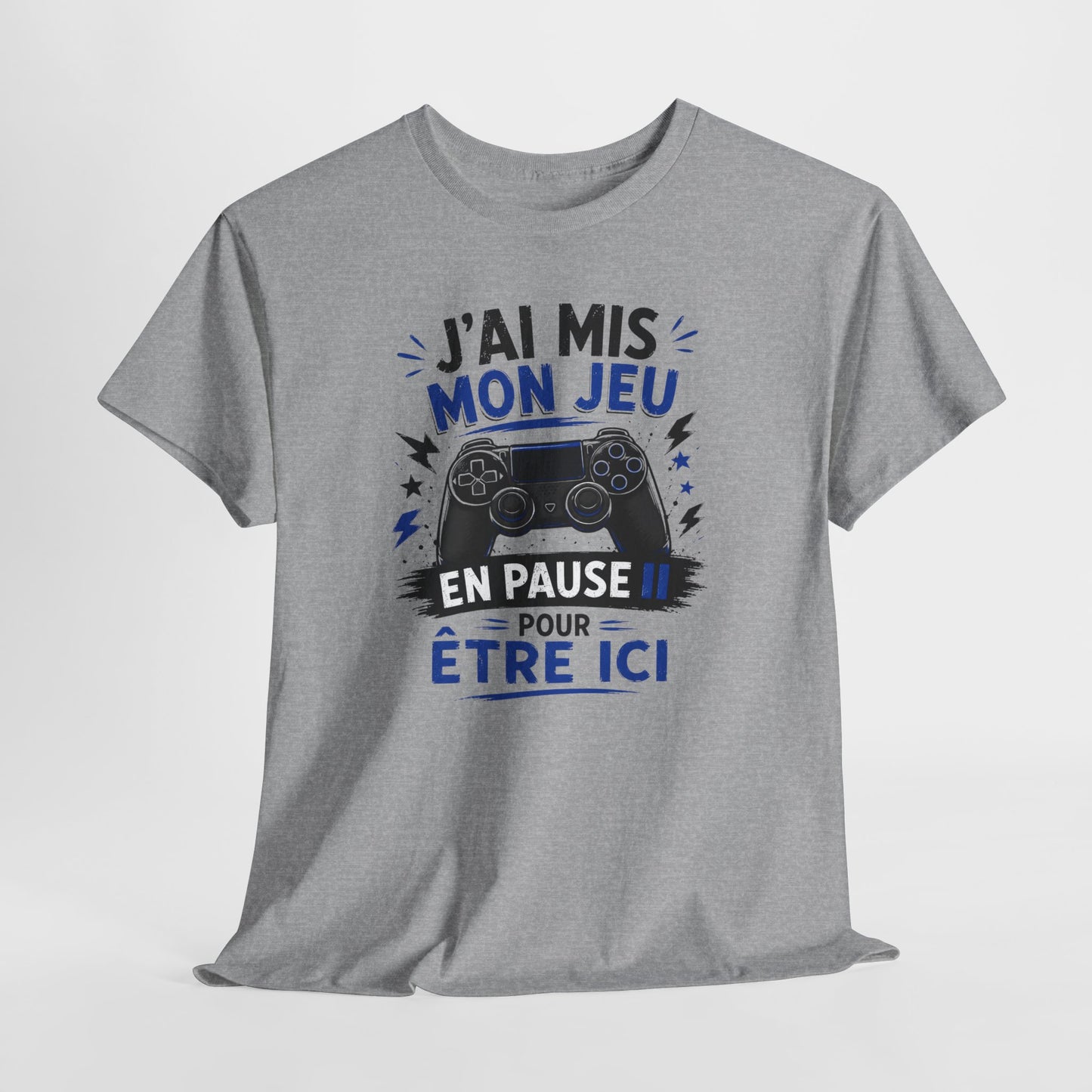 Tee-Shirt Gamer Homme et Femme – Humour Gaming Manette Jeu Vidéo – Cadeau Original Geek Passionné de Jeux Vidéo