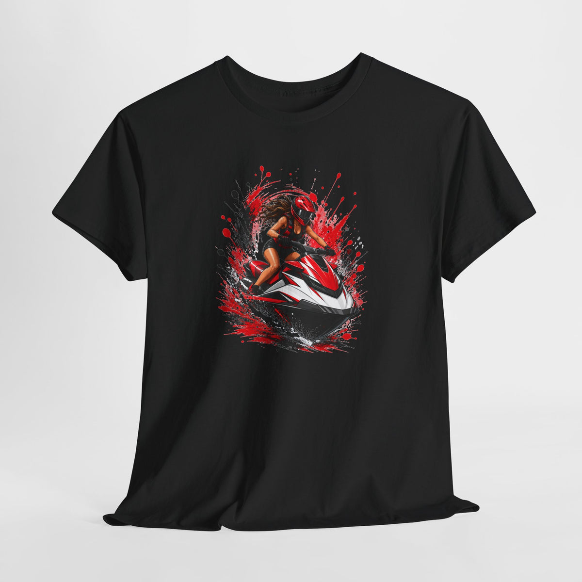 Tee Shirt Jet Ski Femme – Motarde des Mers – T-Shirt Sport Nautique Cadeau Femme