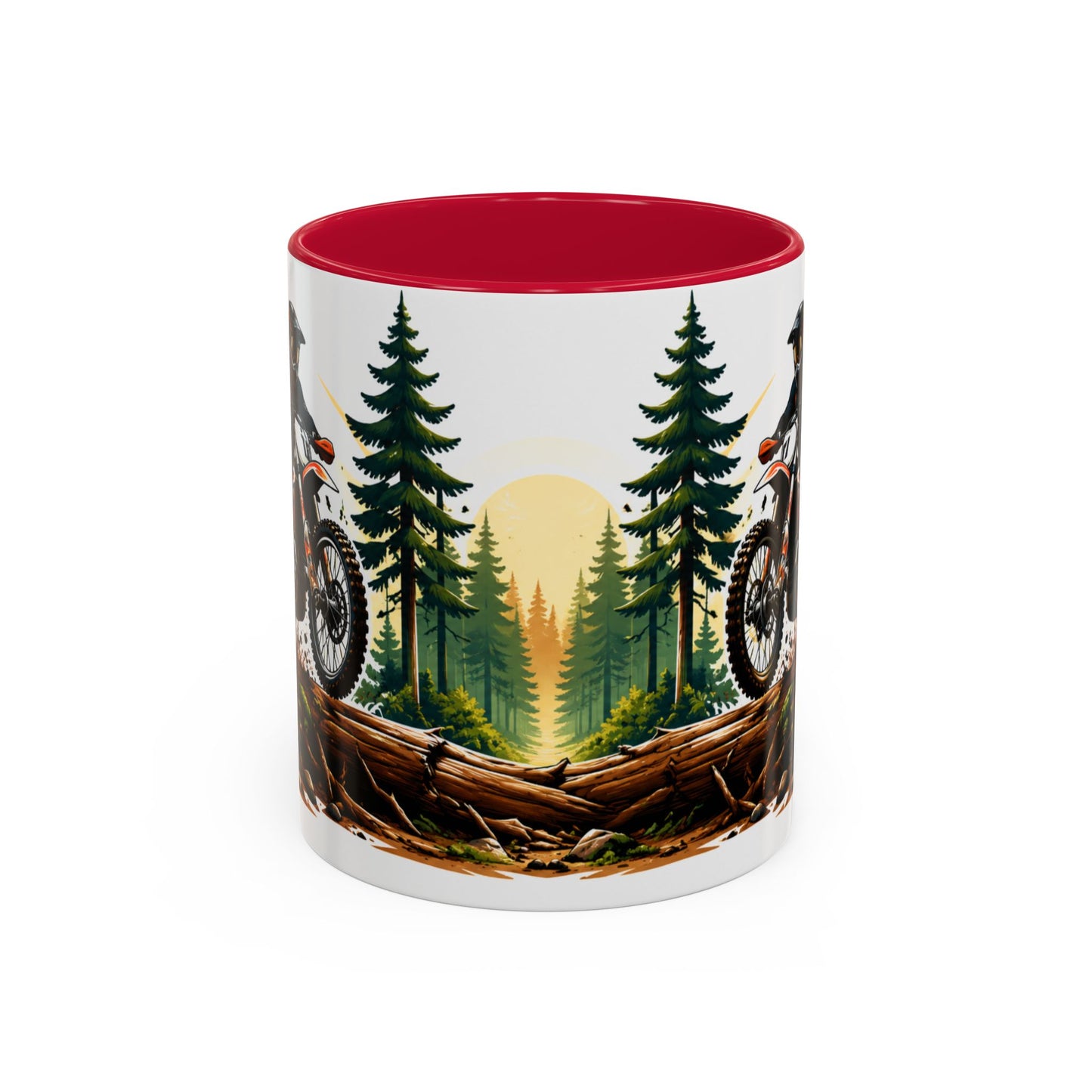 Tasse Moto Cross Enduro – Mug Pilote Motocross Tout Terrain – Cadeau Passion Moto 325ml