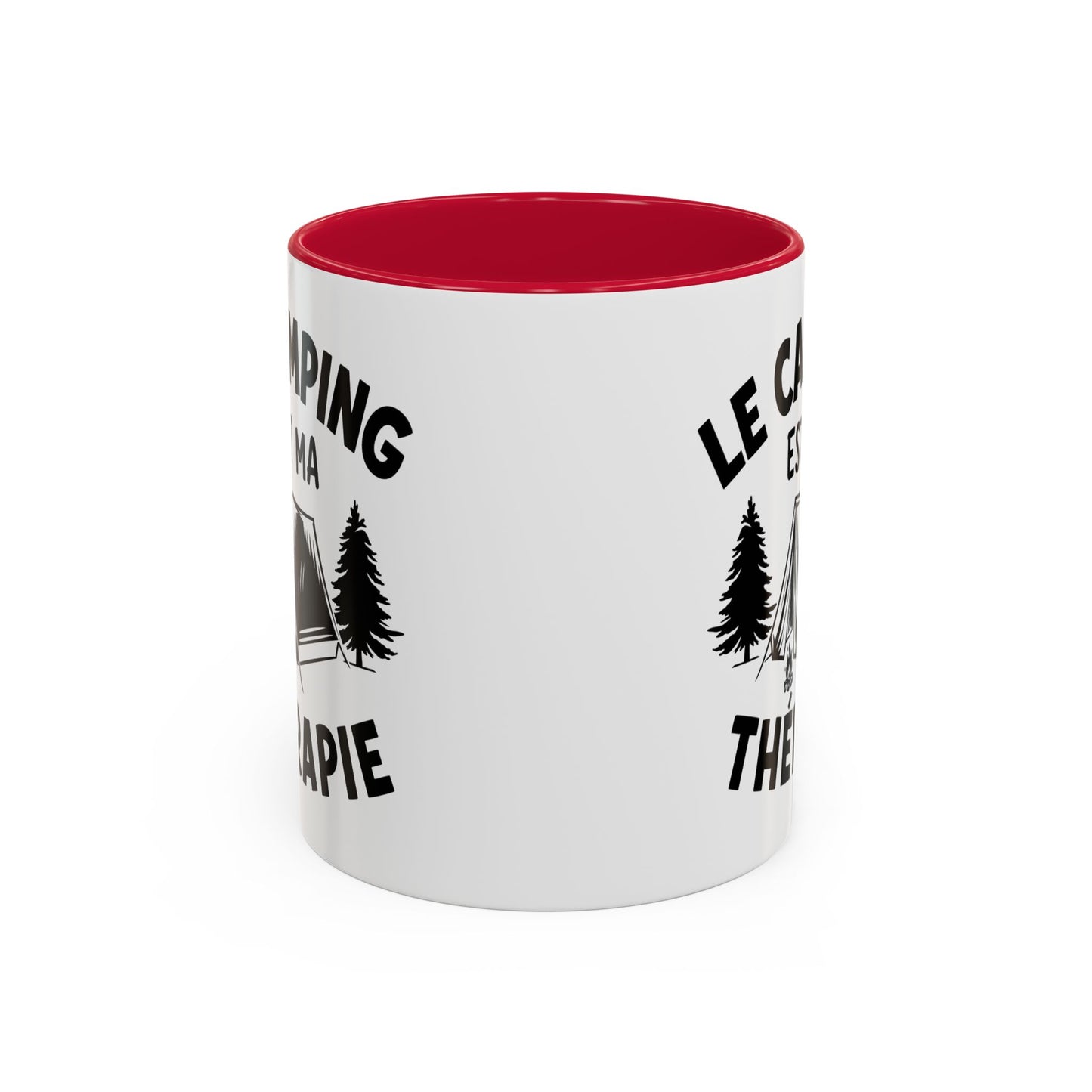 Tasse Camping Homme et Femme – Le Camping est ma Thérapie – Mug Humour Nature Plein Air – Cadeau Original pour Campeur – 325 ml