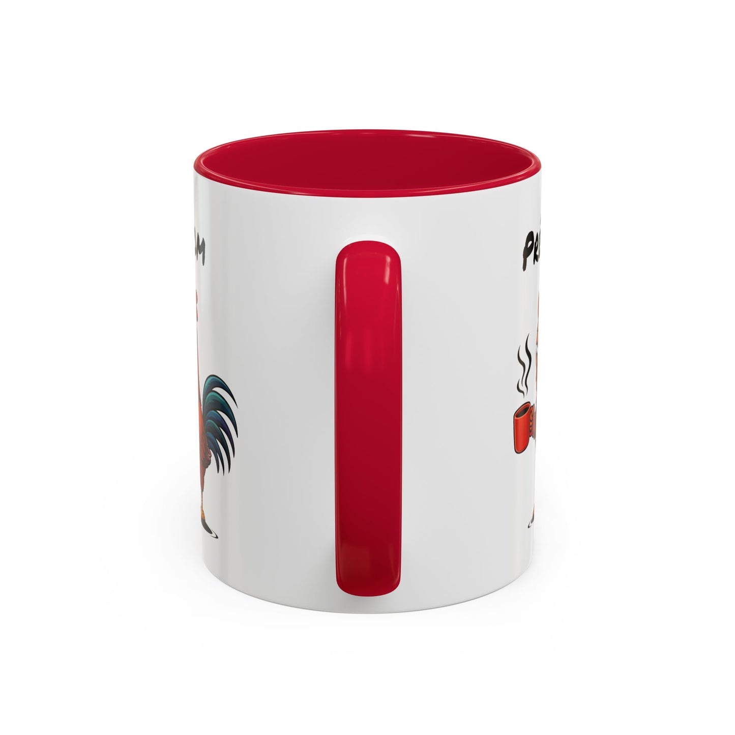 Mug Coq Personnalisable 325ml – Tasse Café Humour Animal Drôle Matin Difficile Cadeau Original