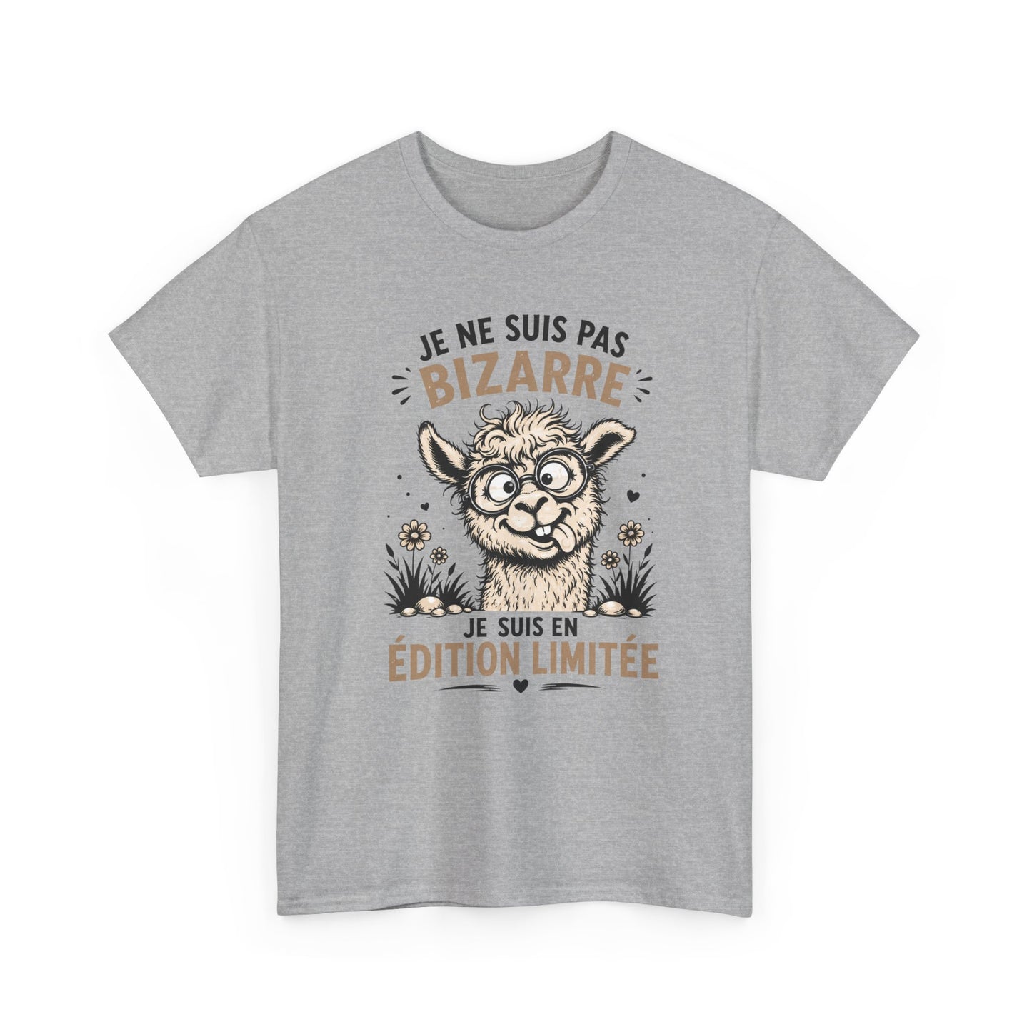 Tee-Shirt Humour Homme et Femme – Lama Drôle Original – Cadeau Amusant Anniversaire pour Amateur d’Animaux
