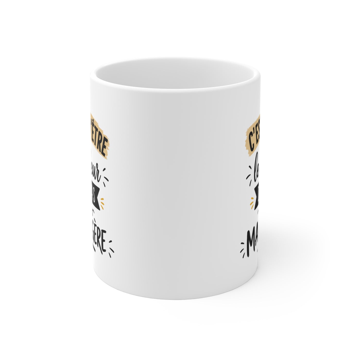 Tasse C’est Dur D’Être Le Meilleur Des Papas Mais Je Gère – Mug Humour Papa – Cadeau Homme 325ml