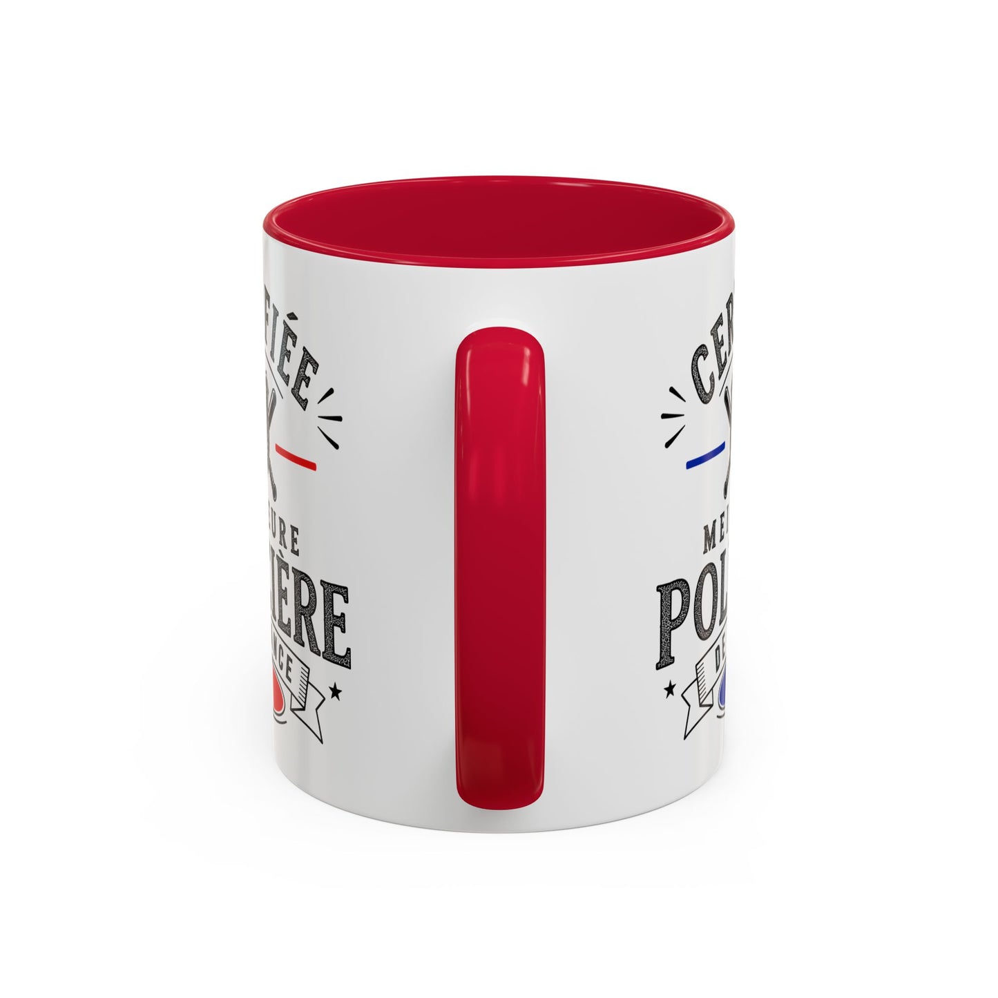 Mug Policière Femme – Certifiée Meilleure Policière de France – Tasse Métier Police – Cadeau Original Femme Policière