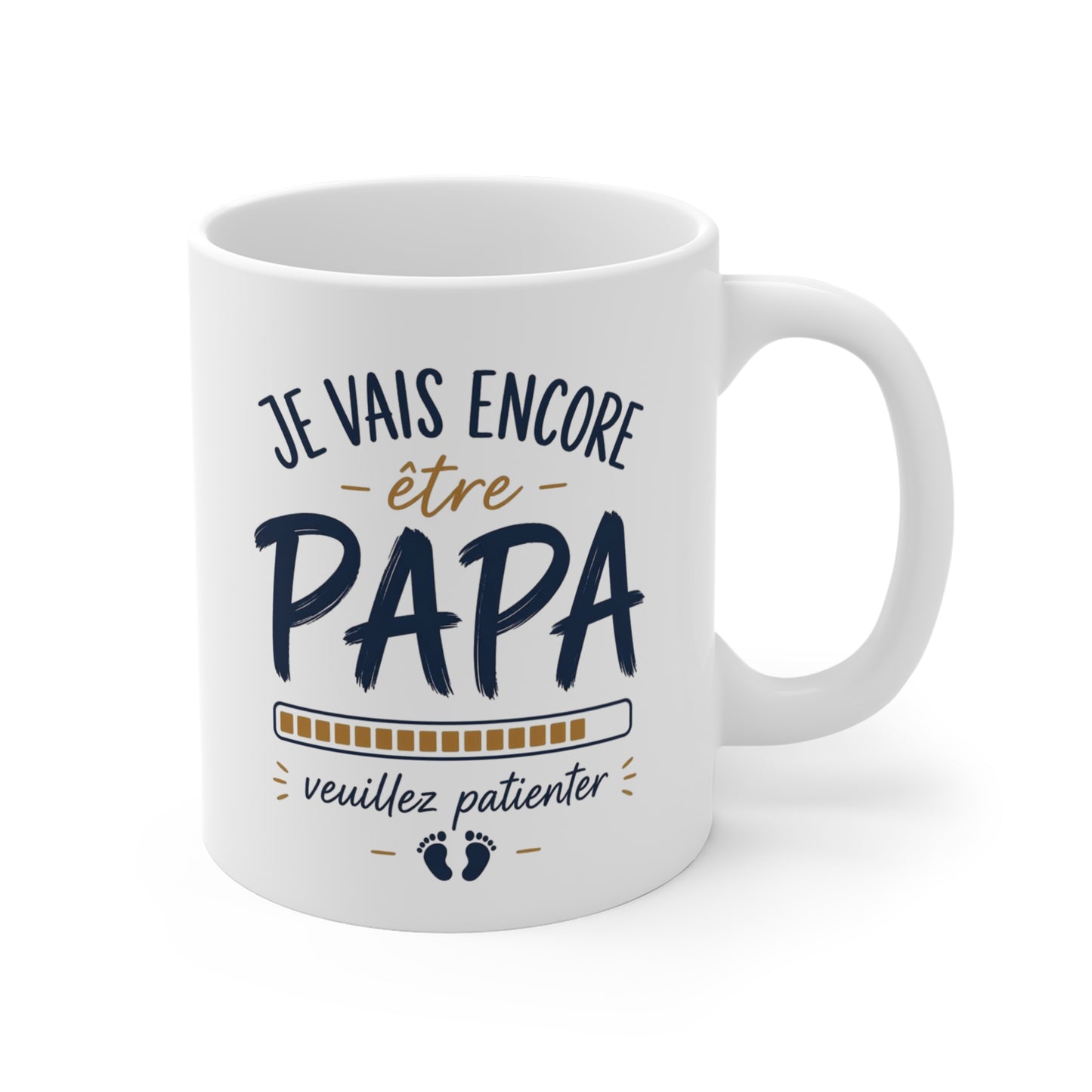 Tasse Je Vais Encore Être Papa – Mug Annonce Grossesse Humour – Cadeau Futur Papa 325ml Idée cadeau
