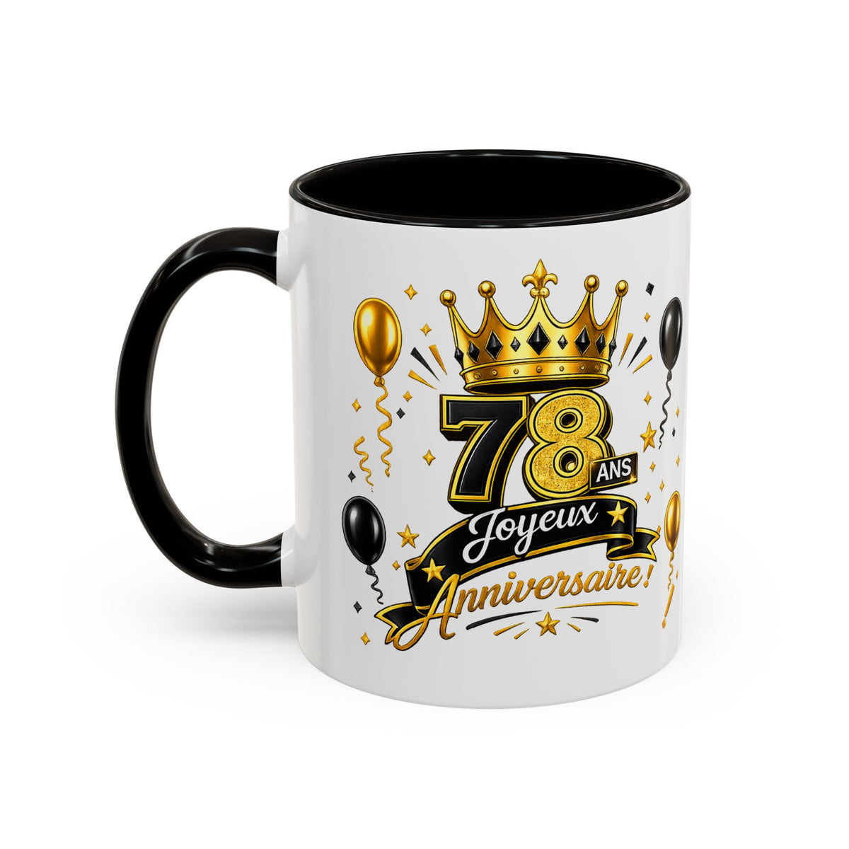 Mug Joyeux 78 Ans – Tasse Anniversaire 78 Ans – Cadeau Original pour Femme Homme – Idée Cadeau 78e Anniversaire