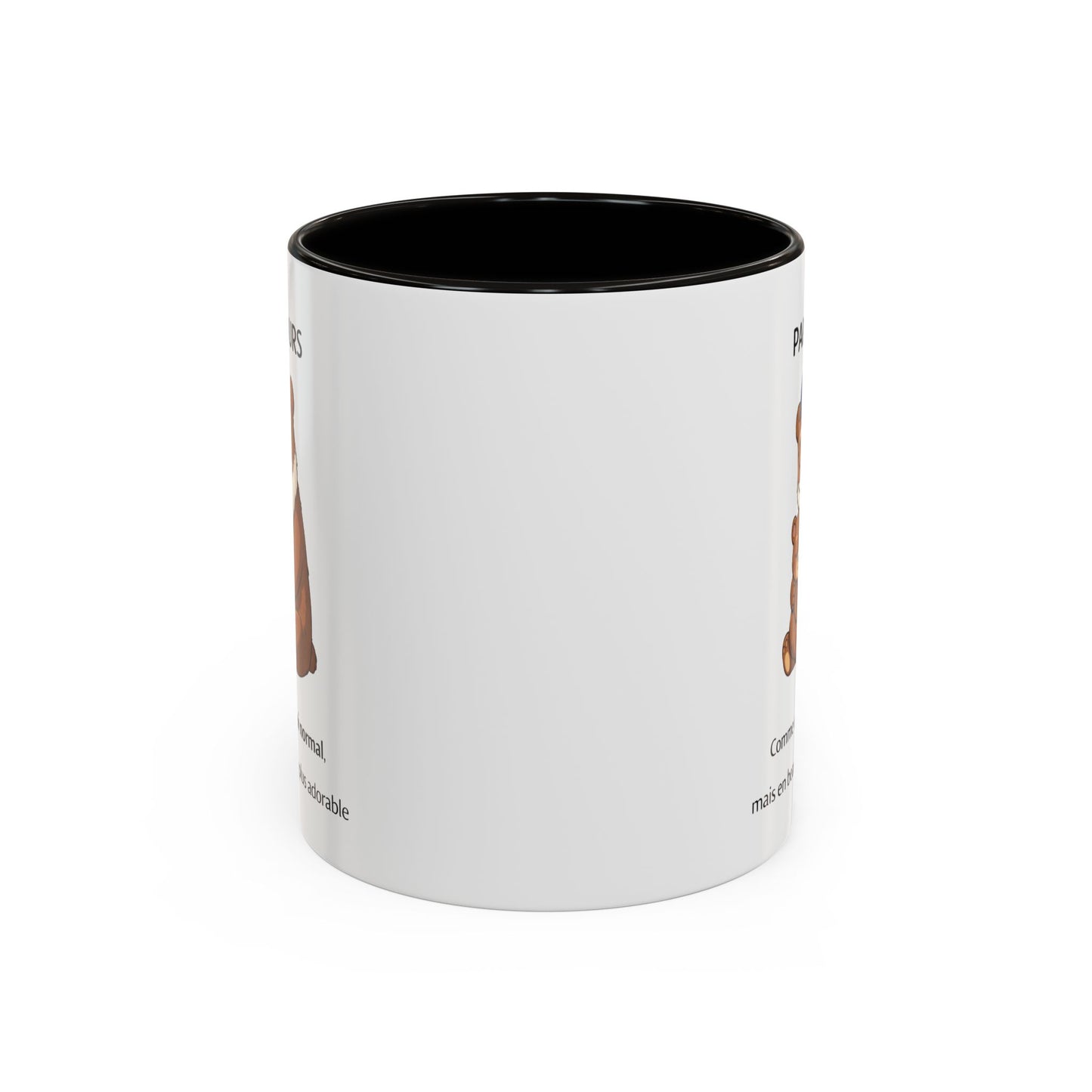 Tasse Papi Ours 325ml – Mug Céramique Cadeau Grand-Père Animal Mignon Famille Idée Originale