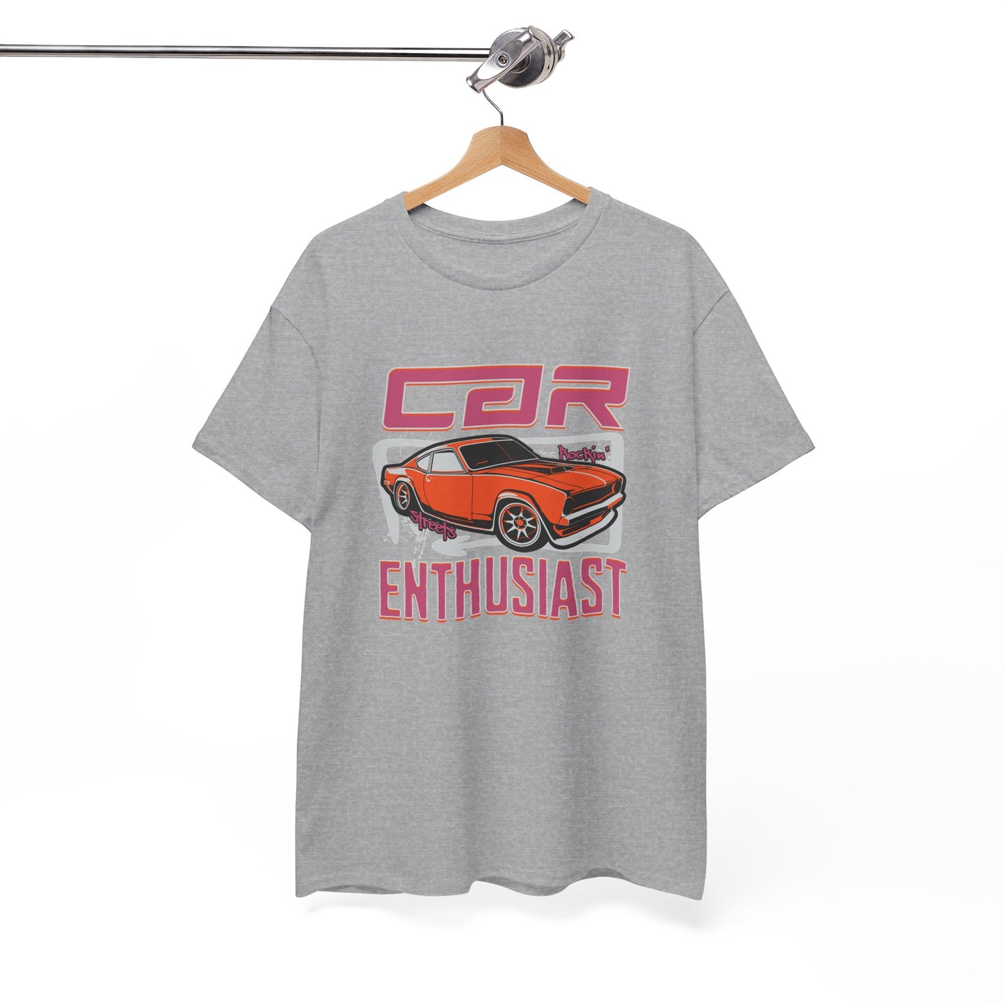 T-Shirt Car Enthusiast Homme Femme – Tee Shirt Voiture Vintage Racing – Design Auto Street Car Lover Noir Blanc Gris Cadeau