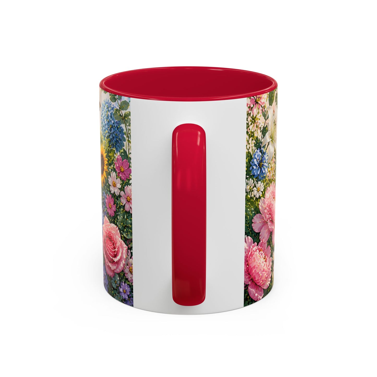 Tasse Jardin Fleuri avec Colibris – Mug Floral Printemps Nature et Papillons – Design Coloré 325ml